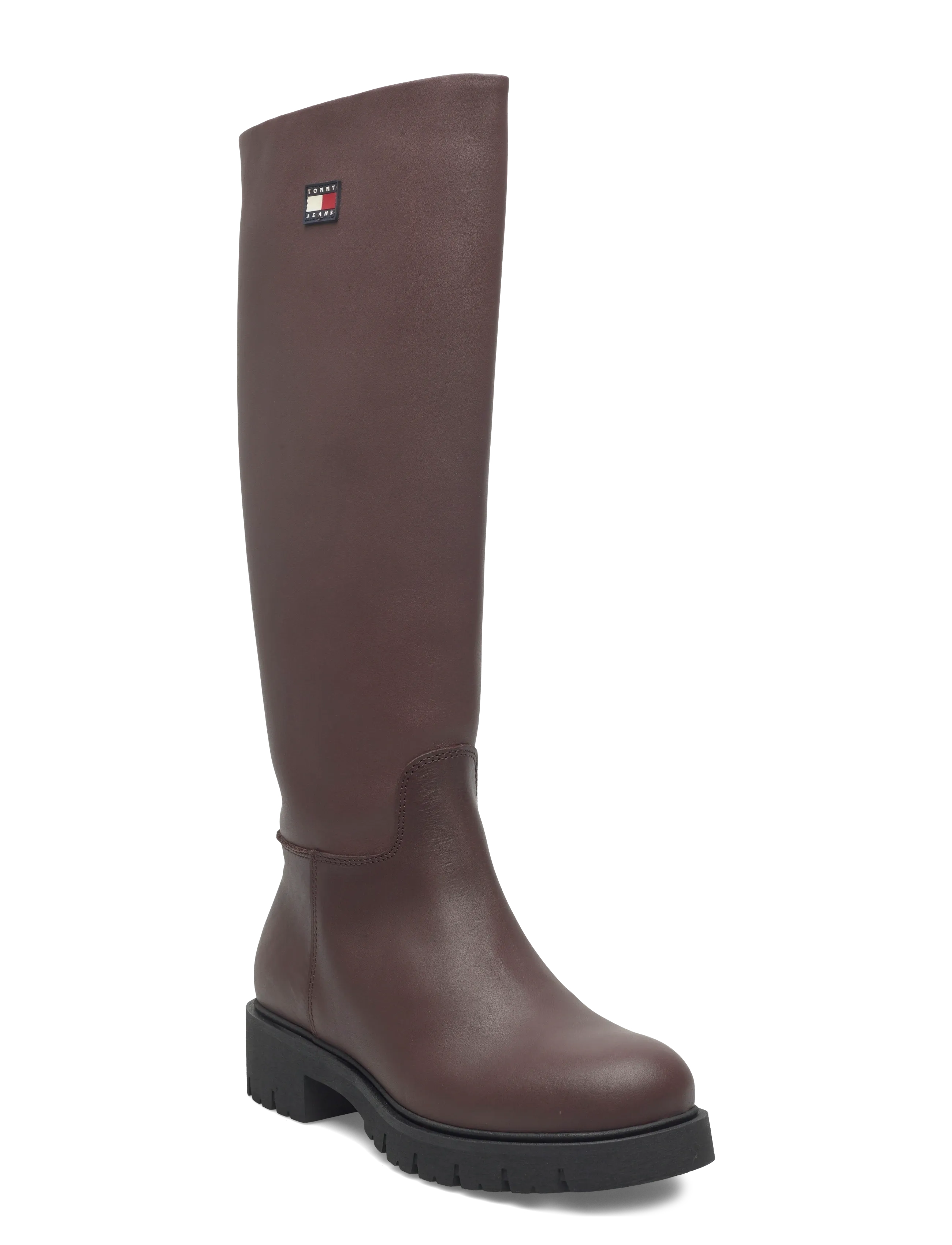 Tommy Hilfiger Tjw Stretchy Long Shaft Boot, 38, Brown, Tall Boots > Knee High Boots, Dame