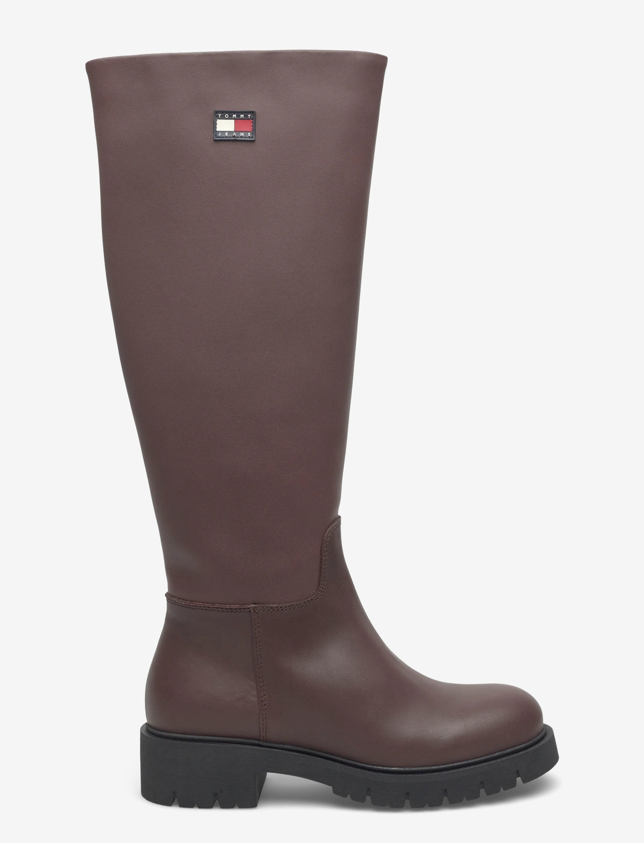 Tommy Hilfiger - TJW STRETCHY LONG SHAFT BOOT - langskaftede støvler - dark mocha - 1