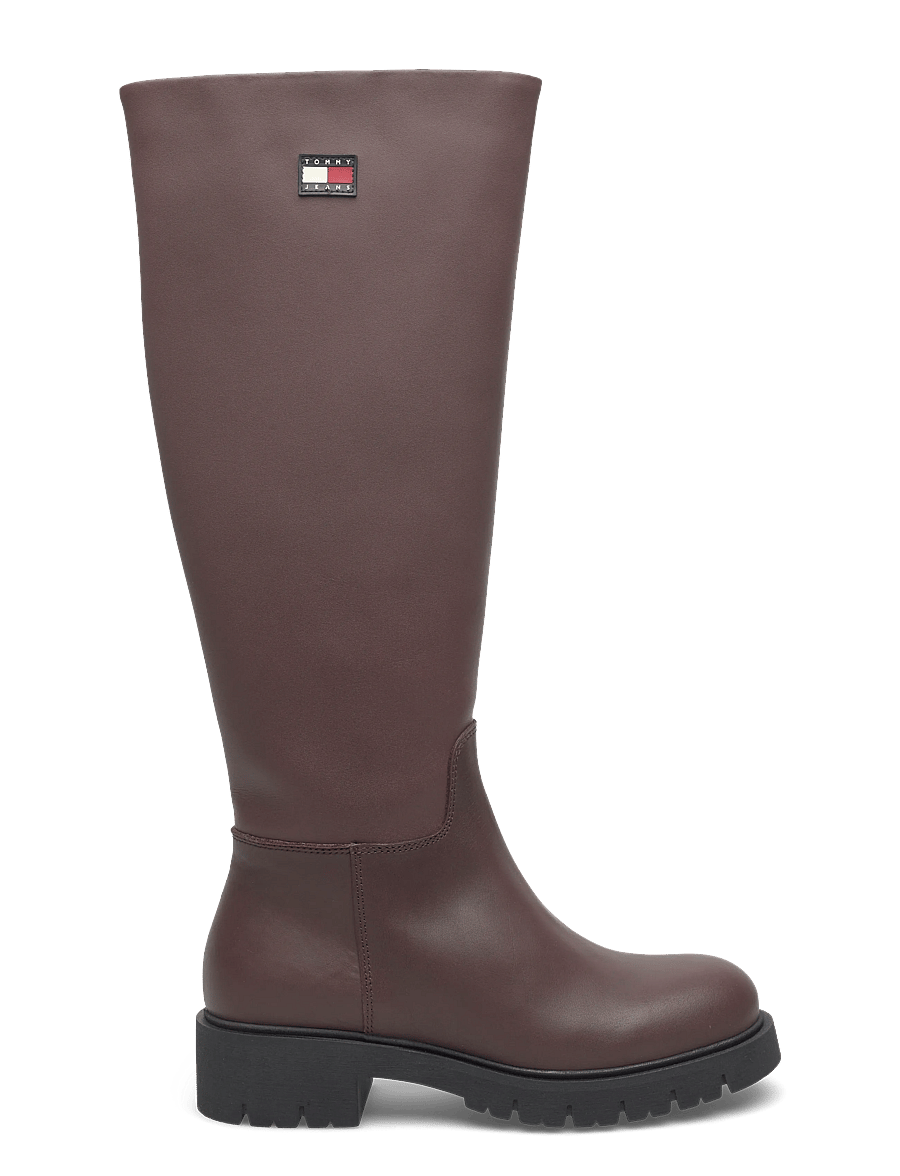 Tommy Hilfiger - TJW STRETCHY LONG SHAFT BOOT - põlveni saapad - dark mocha - 1