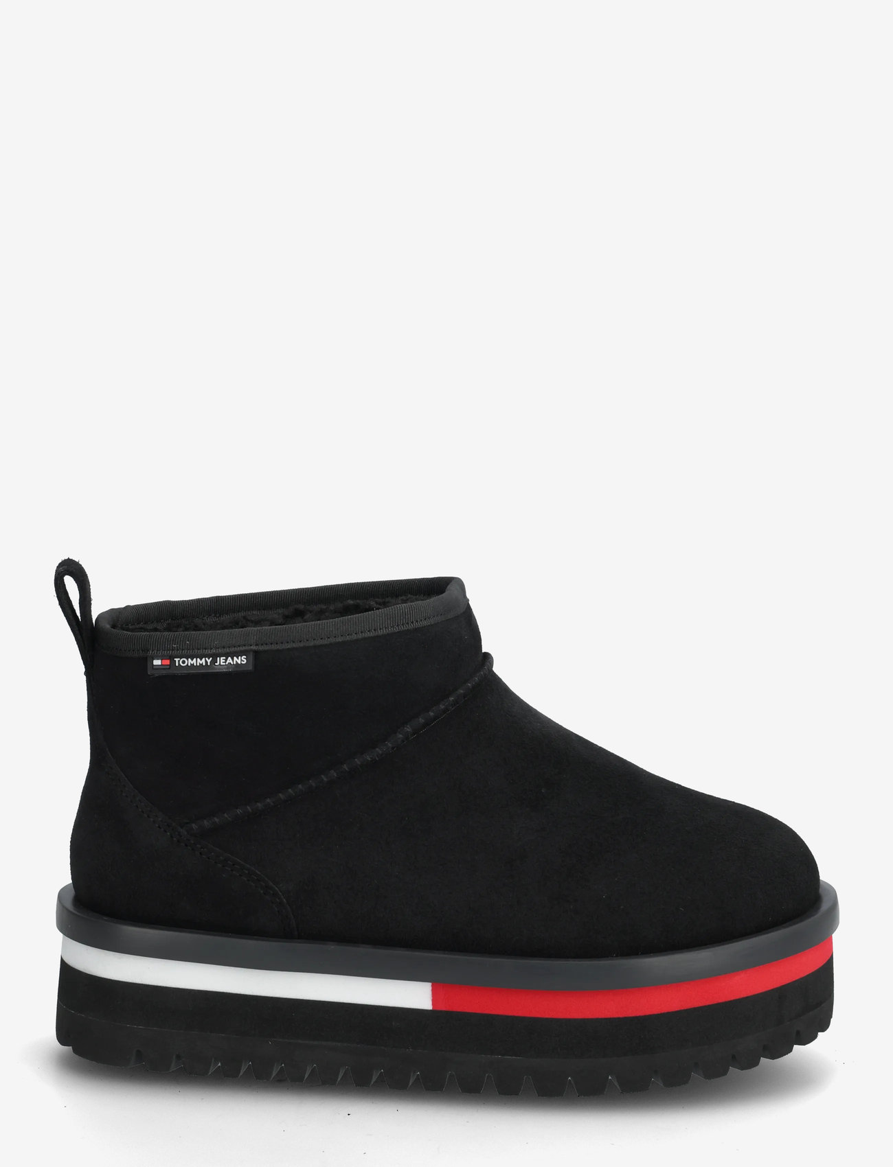 Tommy Hilfiger - TJW FLATFORM SNOW BOOT SUEDE - teddy boots - black - 1