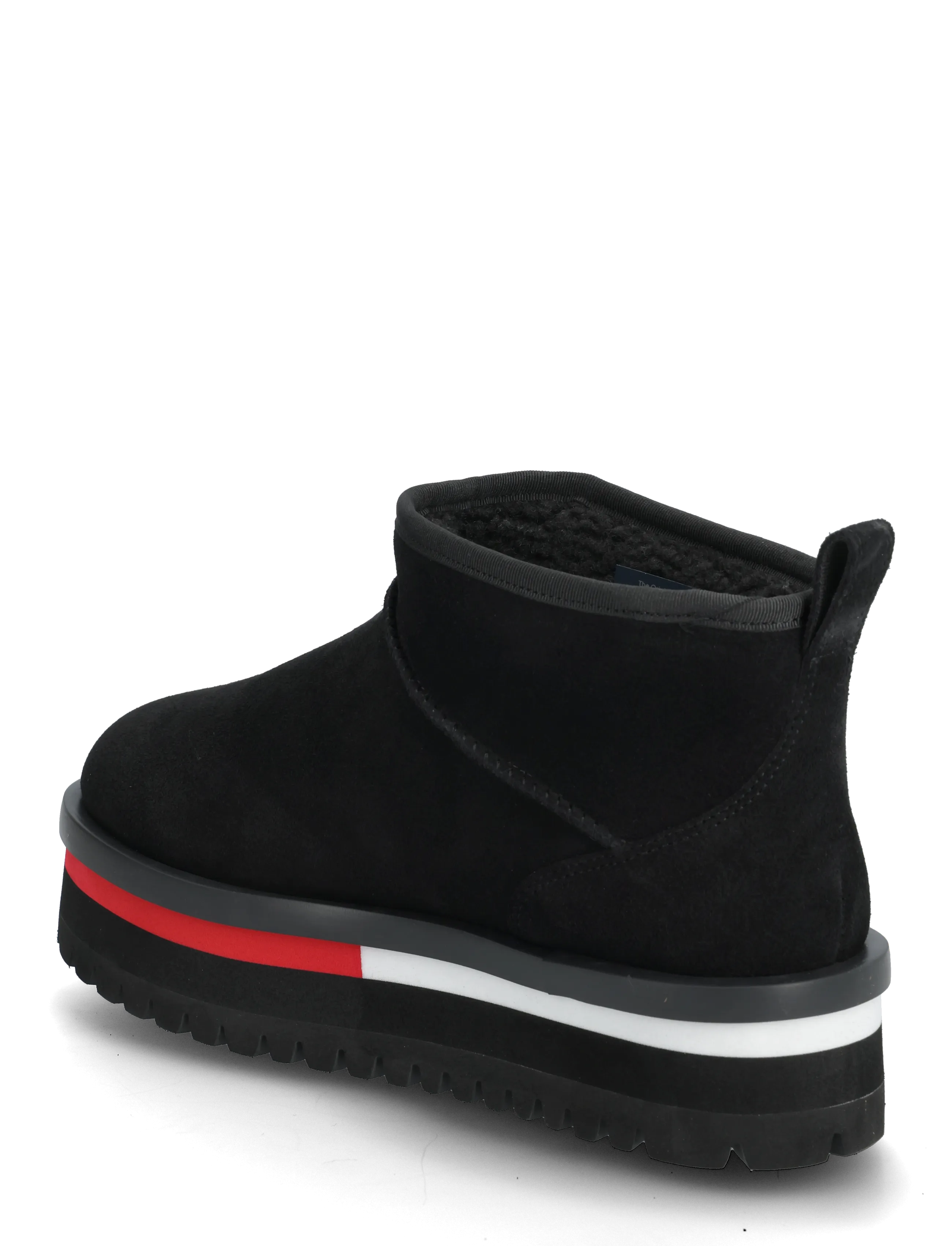 Tommy Hilfiger - TJW FLATFORM SNOW BOOT SUEDE - bottines doublés teddy - black - 2