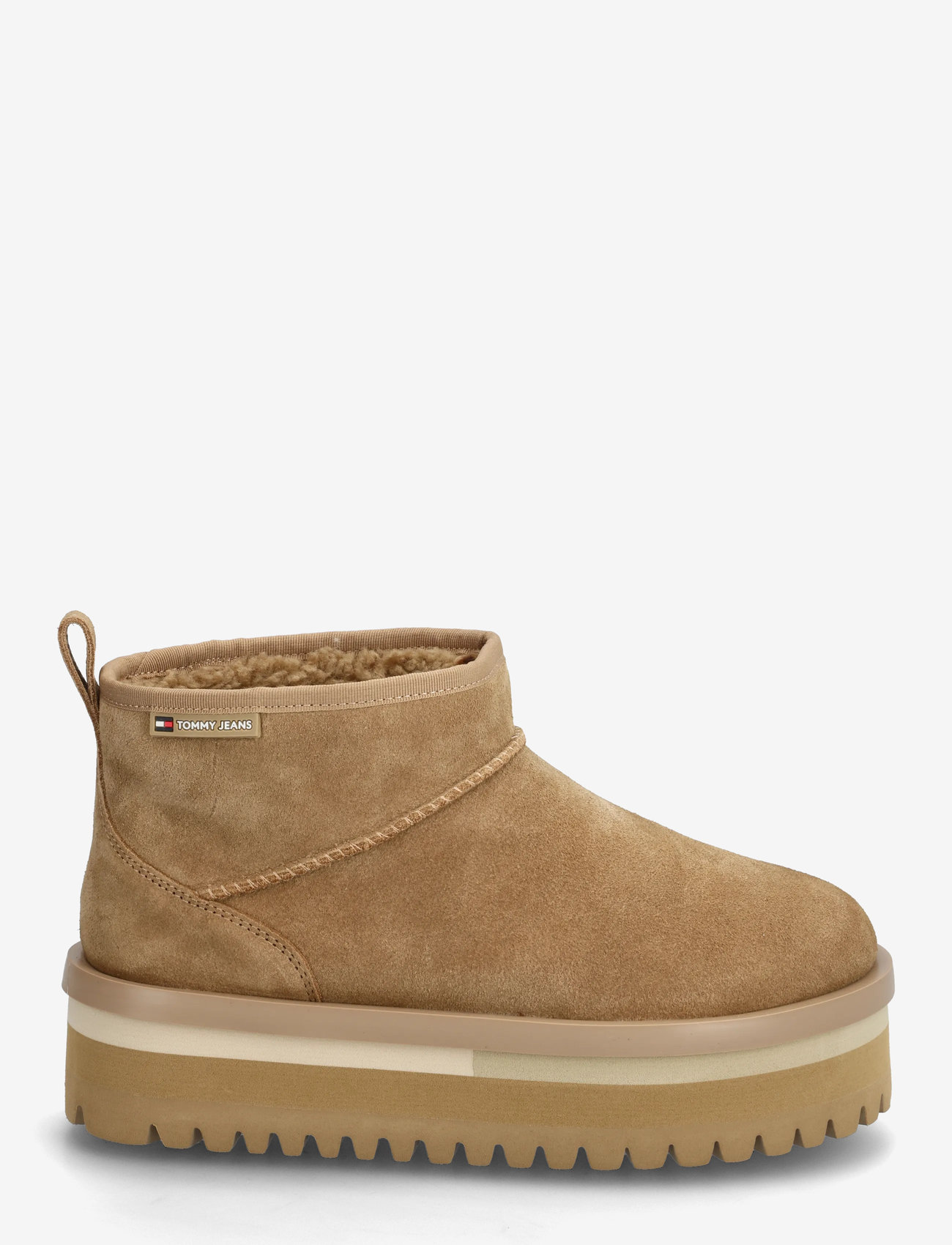 Tommy Hilfiger - TJW FLATFORM SNOW BOOT SUEDE - bamsestøvler - bronze twist - 1