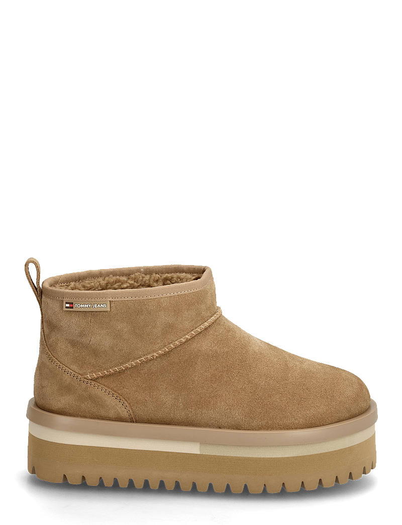 Tommy Hilfiger - TJW FLATFORM SNOW BOOT SUEDE - bamsestøvler - bronze twist - 1