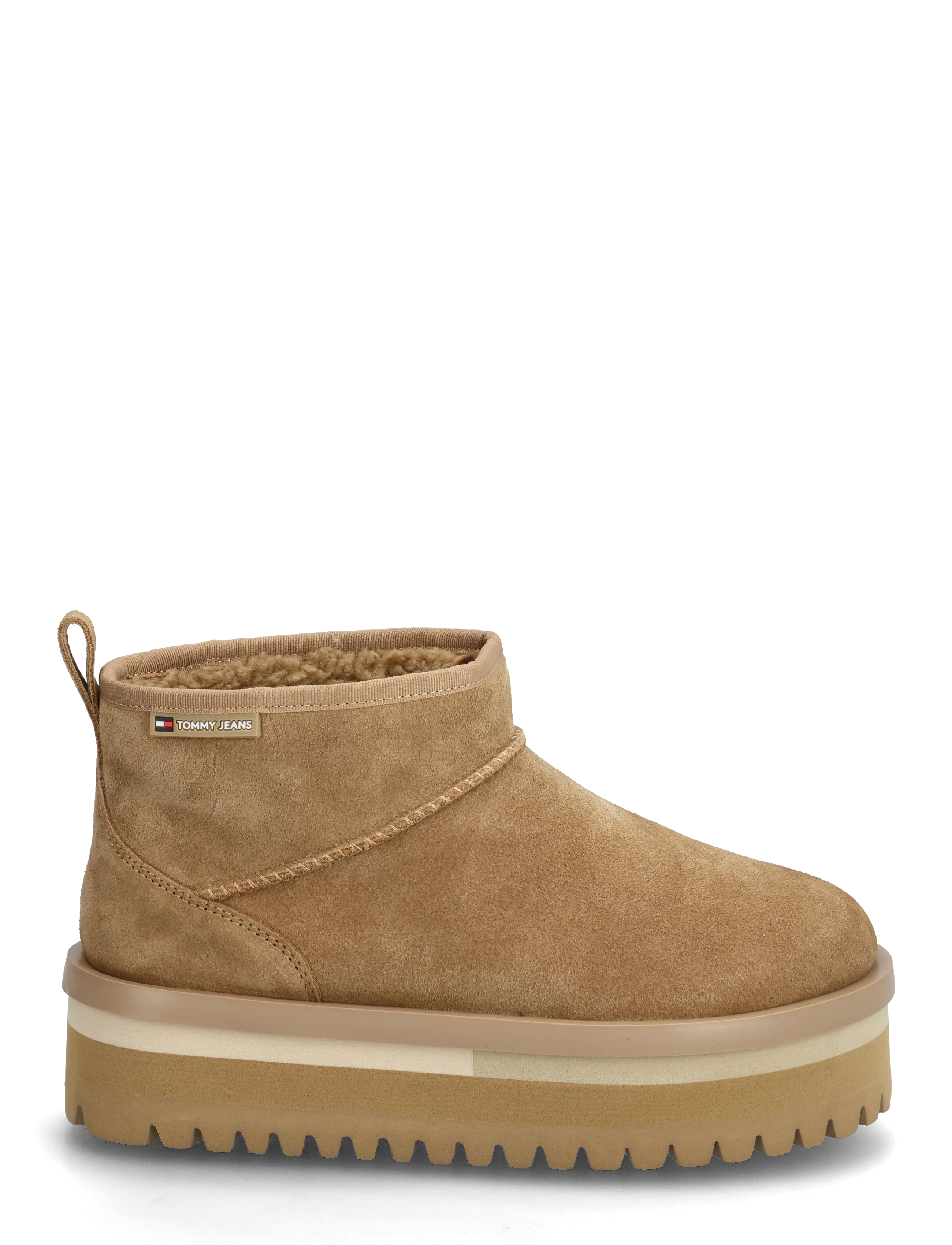 Tommy Hilfiger - TJW FLATFORM SNOW BOOT SUEDE - bamsestøvler - bronze twist - 1