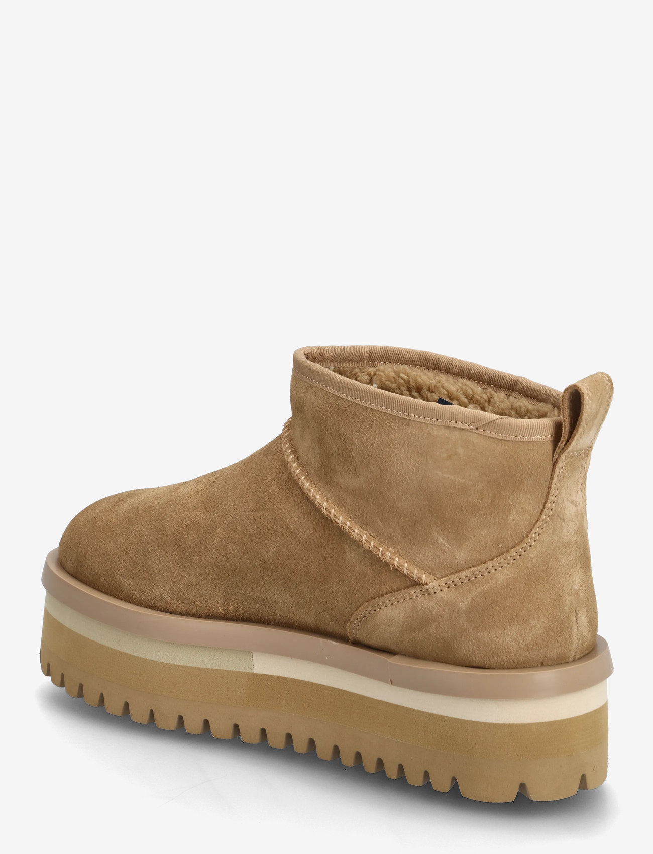 Tommy Hilfiger - TJW FLATFORM SNOW BOOT SUEDE - bamsestøvler - bronze twist - 2