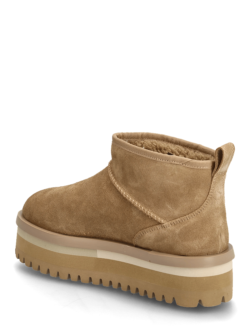 Tommy Hilfiger - TJW FLATFORM SNOW BOOT SUEDE - bamsestøvler - bronze twist - 2