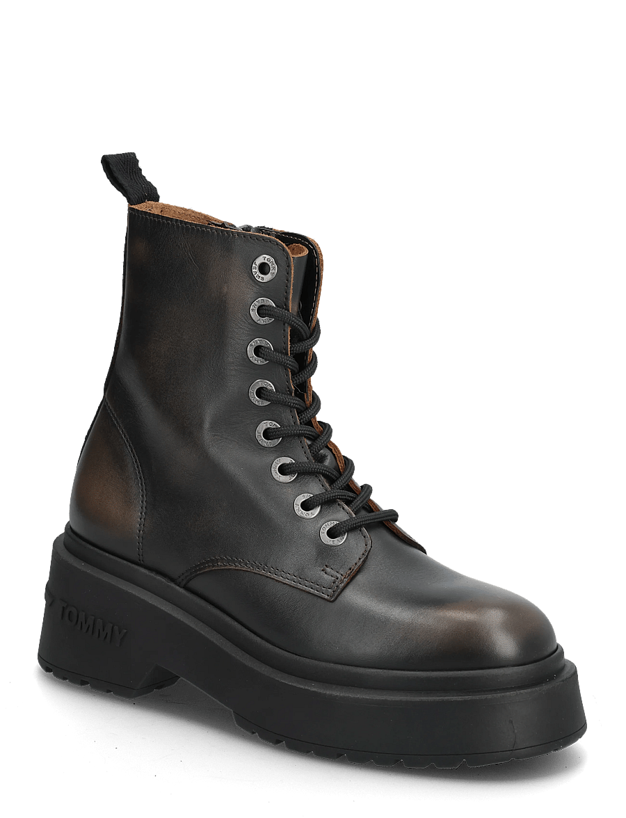 Tommy Hilfiger - TJW CHUNKY RUGGED BOOT - paeltega saapad - rich espresso - 0