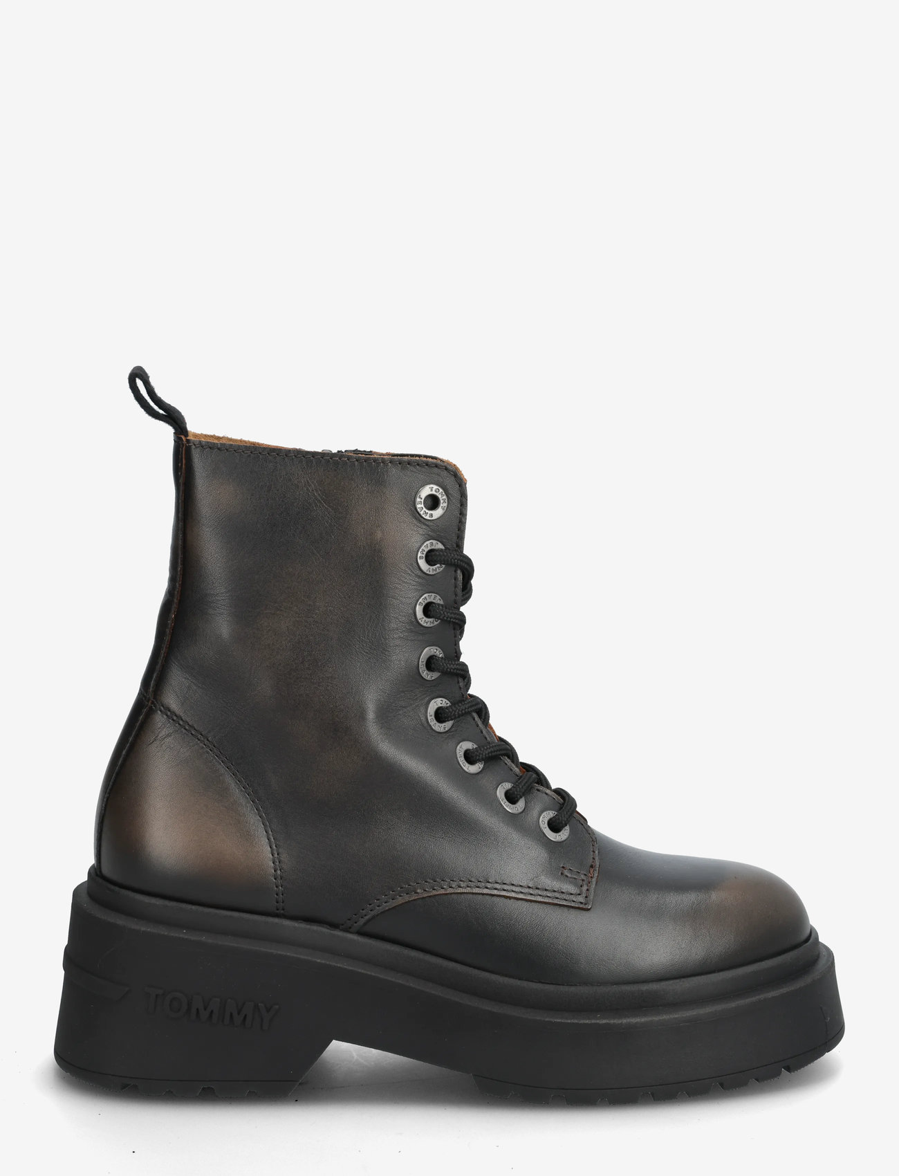 Tommy Hilfiger - TJW CHUNKY RUGGED BOOT - geschnürte stiefel - rich espresso - 1