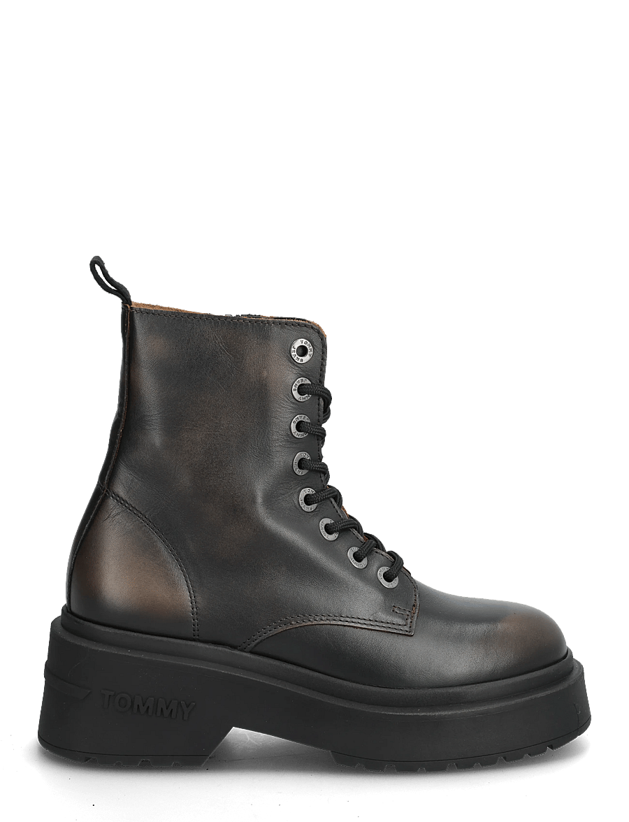 Tommy Hilfiger - TJW CHUNKY RUGGED BOOT - paeltega saapad - rich espresso - 1