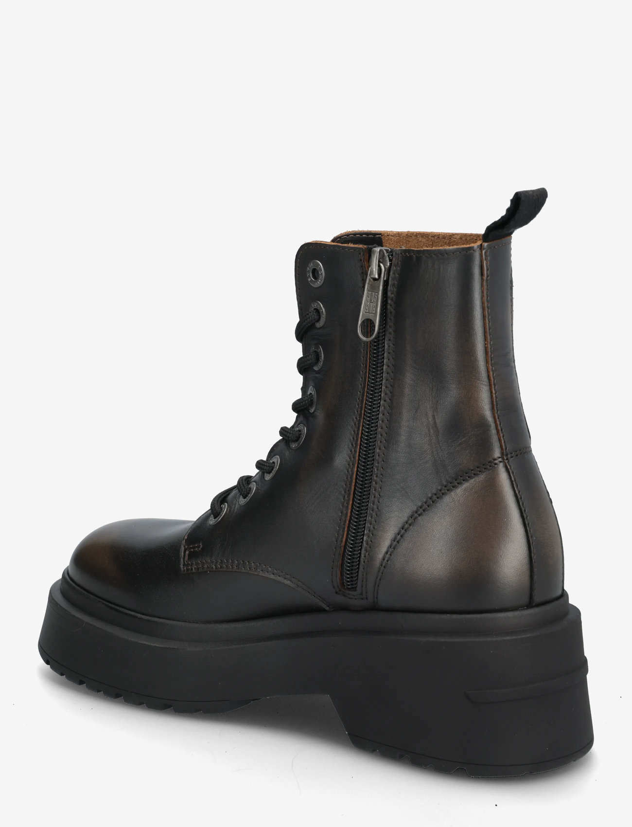 Tommy Hilfiger - TJW CHUNKY RUGGED BOOT - geschnürte stiefel - rich espresso - 2