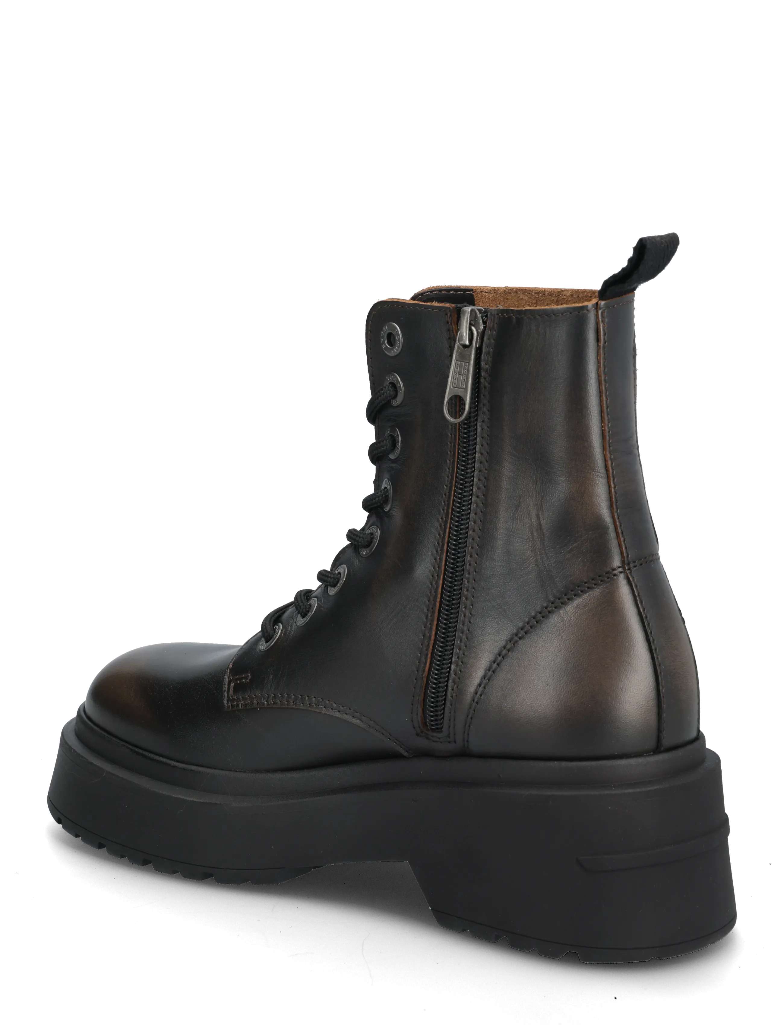 Tommy Hilfiger - TJW CHUNKY RUGGED BOOT - geschnürte stiefel - rich espresso - 2