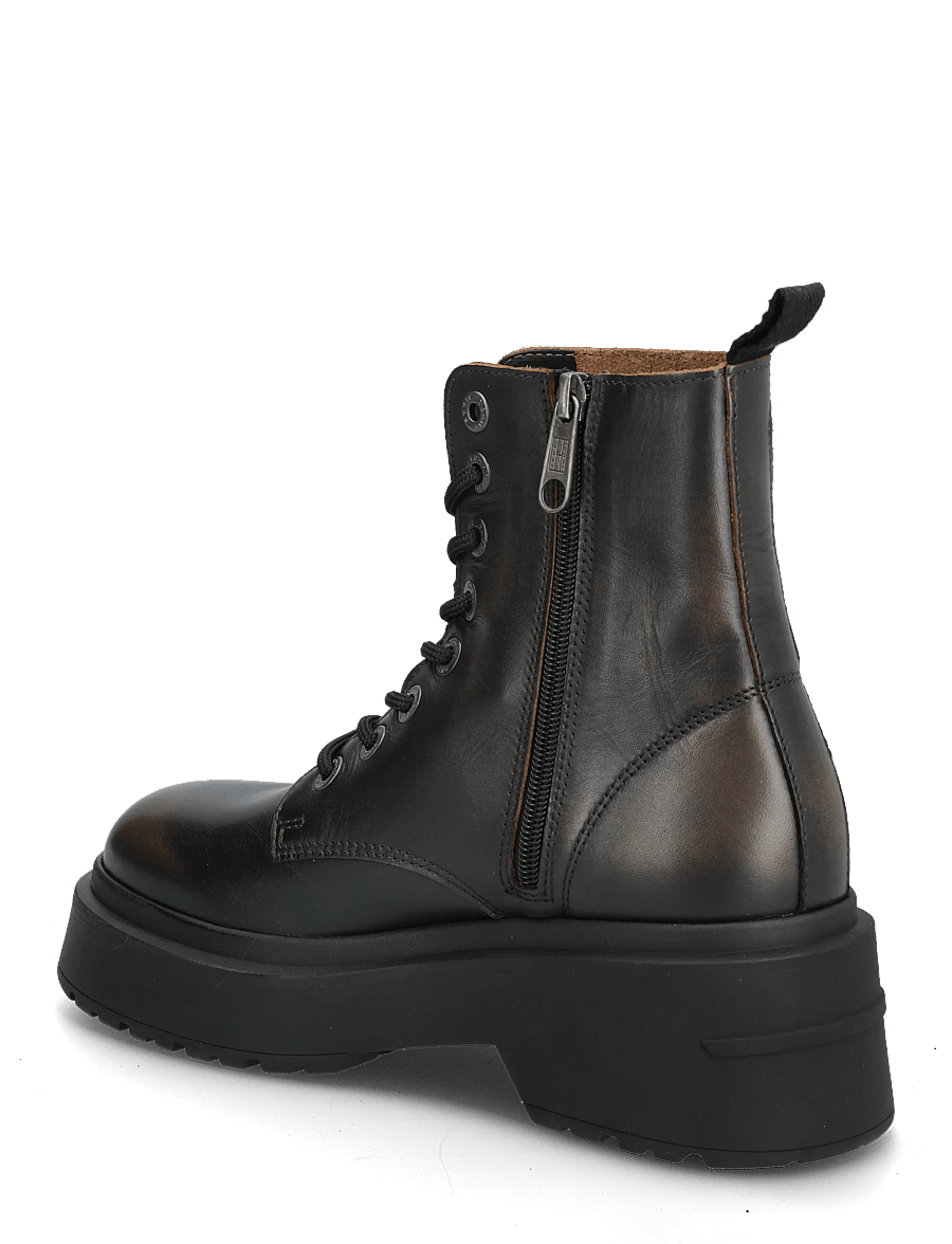 Tommy Hilfiger - TJW CHUNKY RUGGED BOOT - paeltega saapad - rich espresso - 2