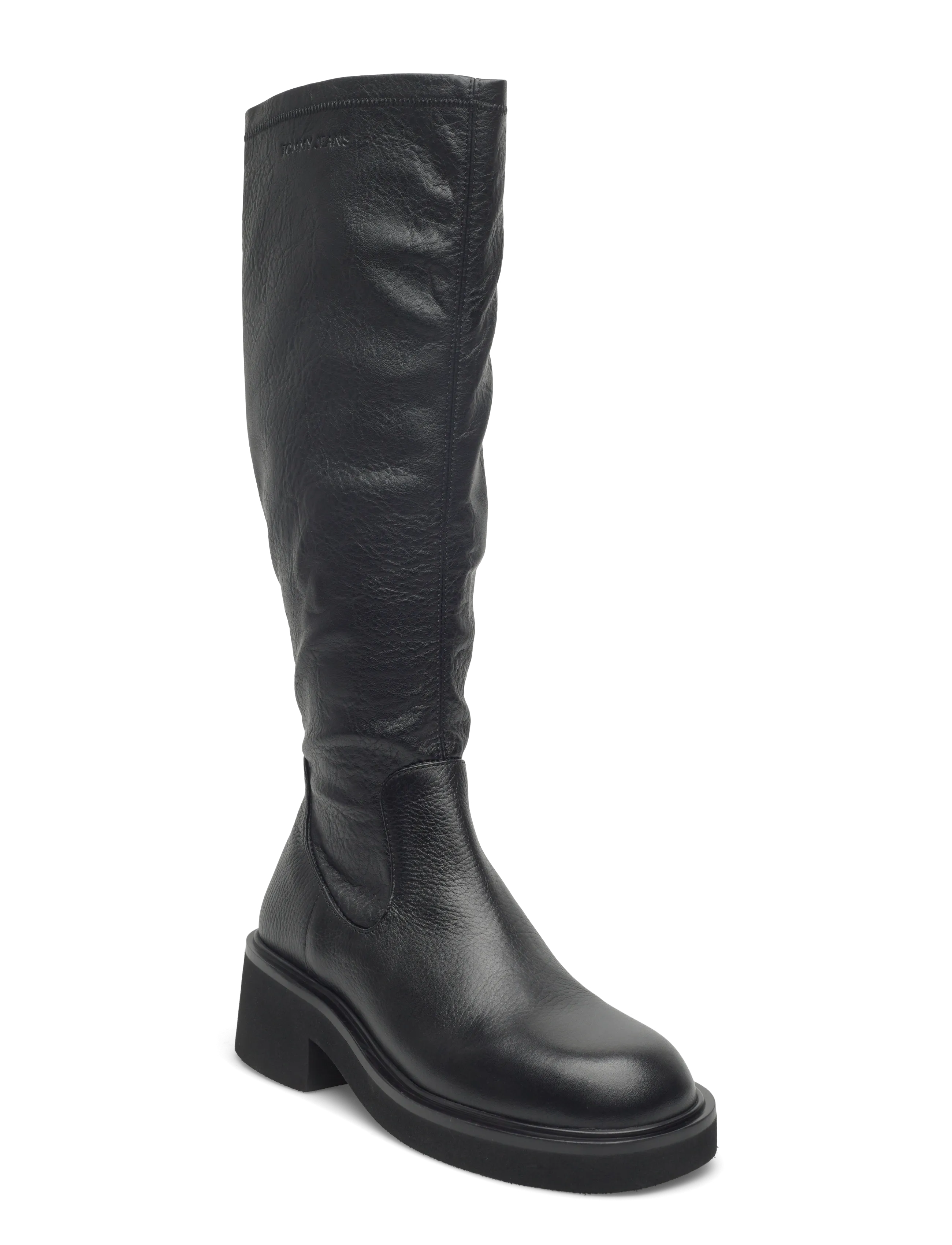 Tommy Hilfiger Tjw Stretchy Long Boot, 38, Black, Tall Boots > Knee High Boots, Dame