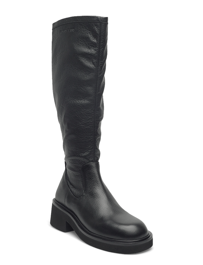 Tommy Hilfiger - TJW STRETCHY LONG BOOT - knähöga stövlar - black - 0