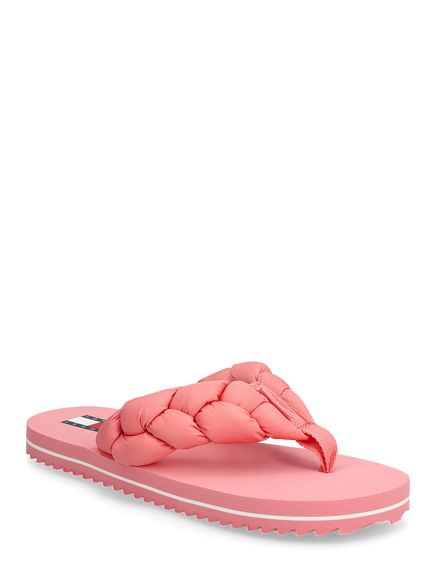 Tommy Hilfiger - BRAIDED NYLON THONG SANDAL - flip flops - enchanted pink - 0