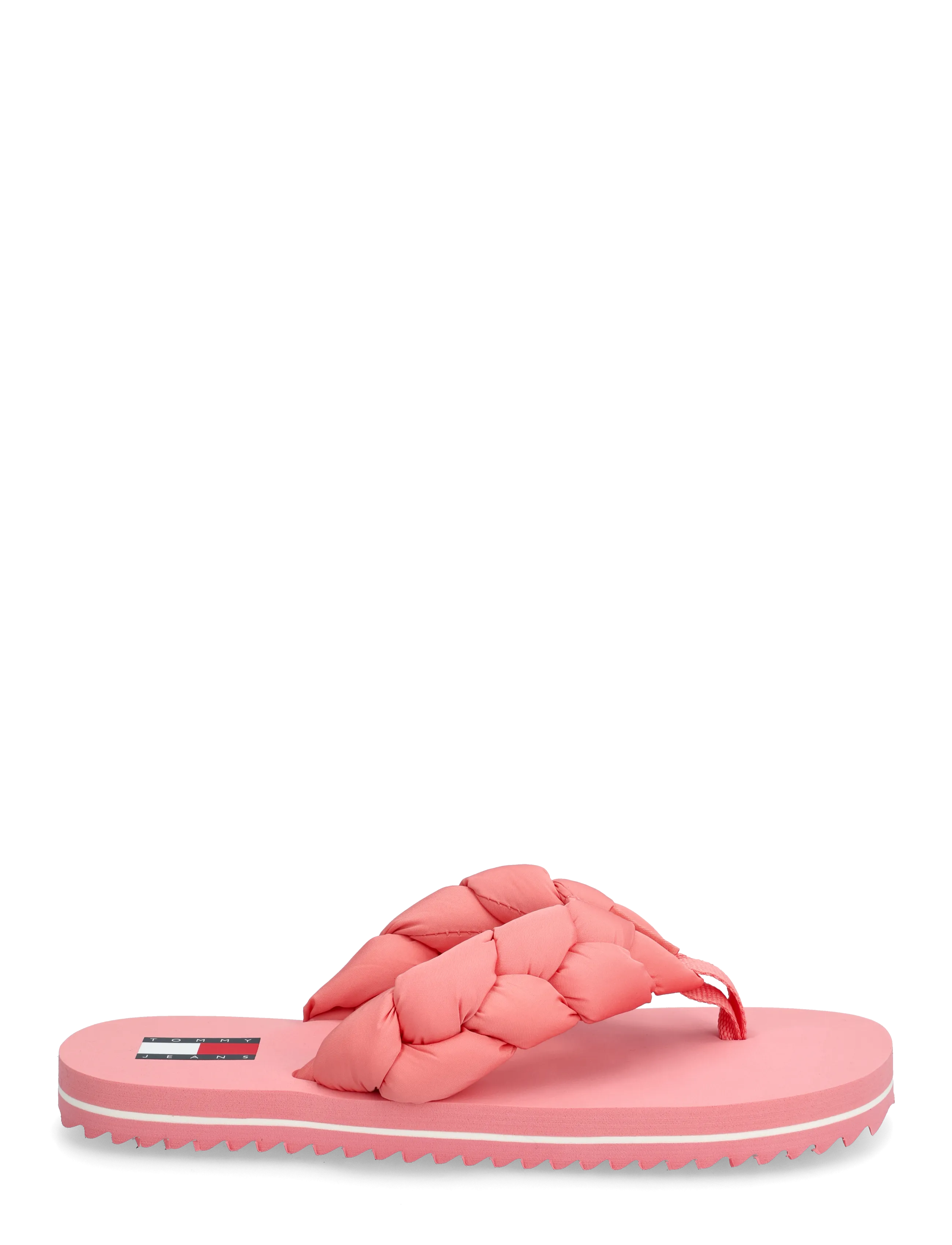 Tommy Hilfiger - BRAIDED THONG BEACH SANDAL - klipklapper - enchanted pink - 1