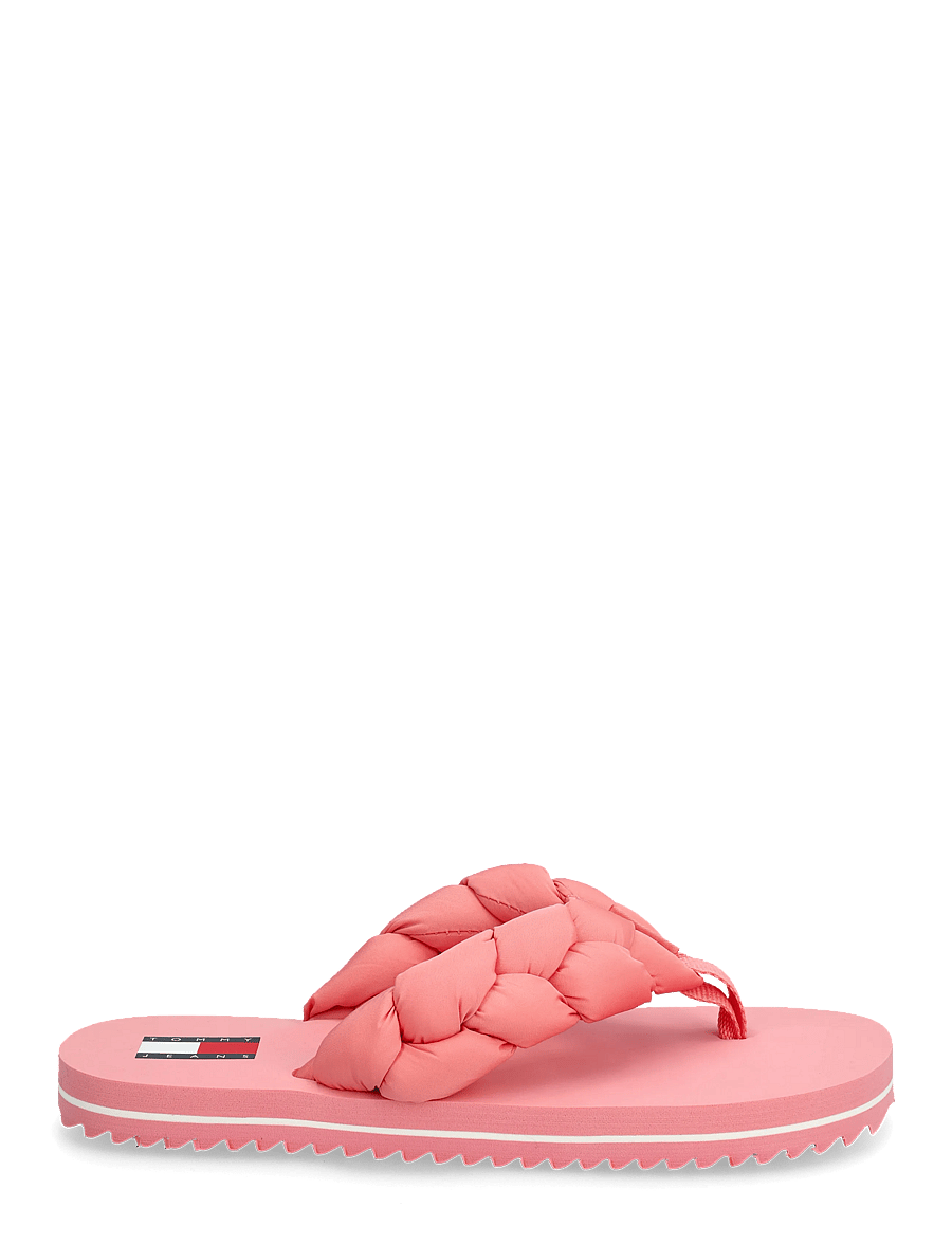 Tommy Hilfiger - BRAIDED NYLON THONG SANDAL - flip flops - enchanted pink - 1