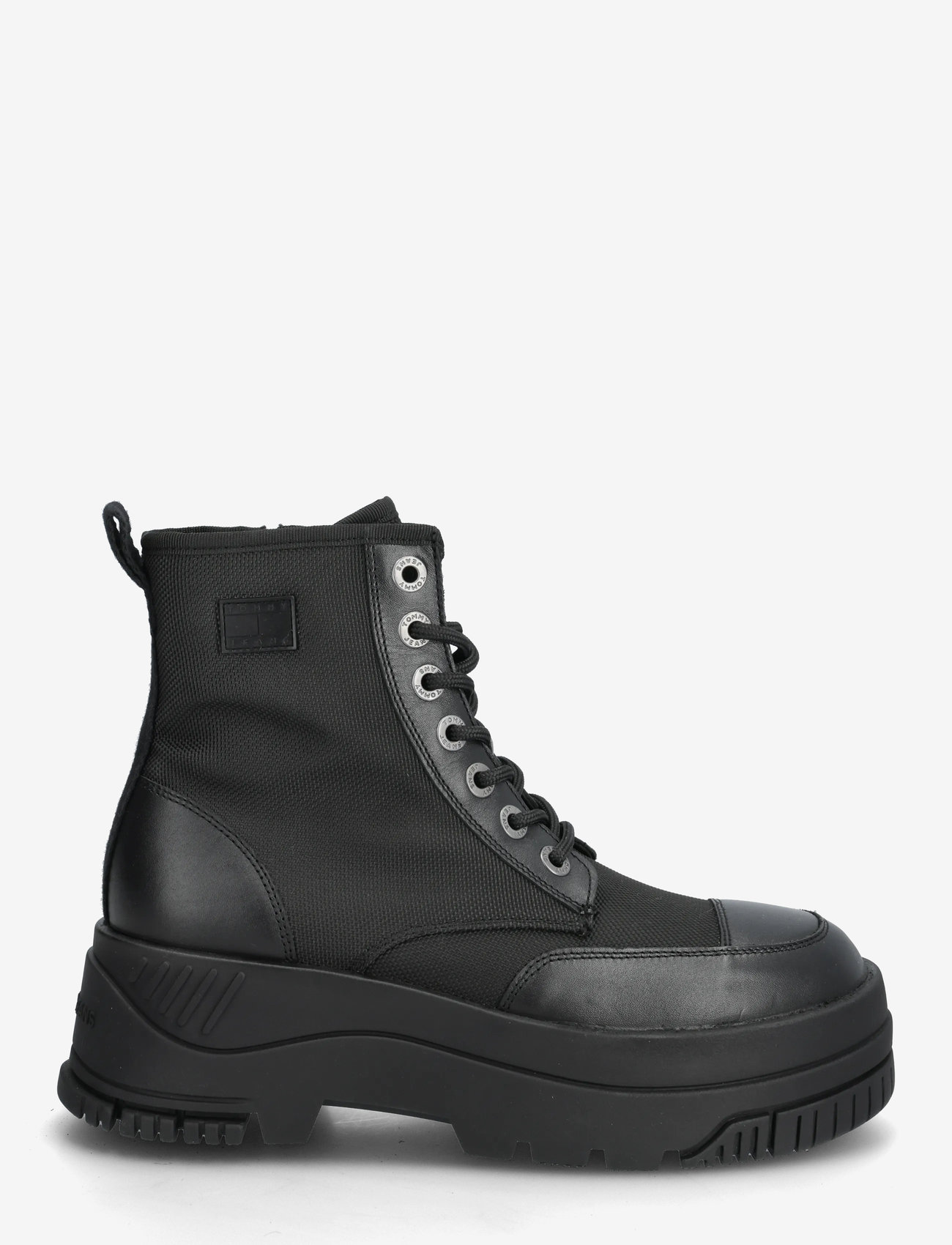 Tommy Hilfiger - TJW LACE UP FLATFORM BOOT - laced boots - black - 1