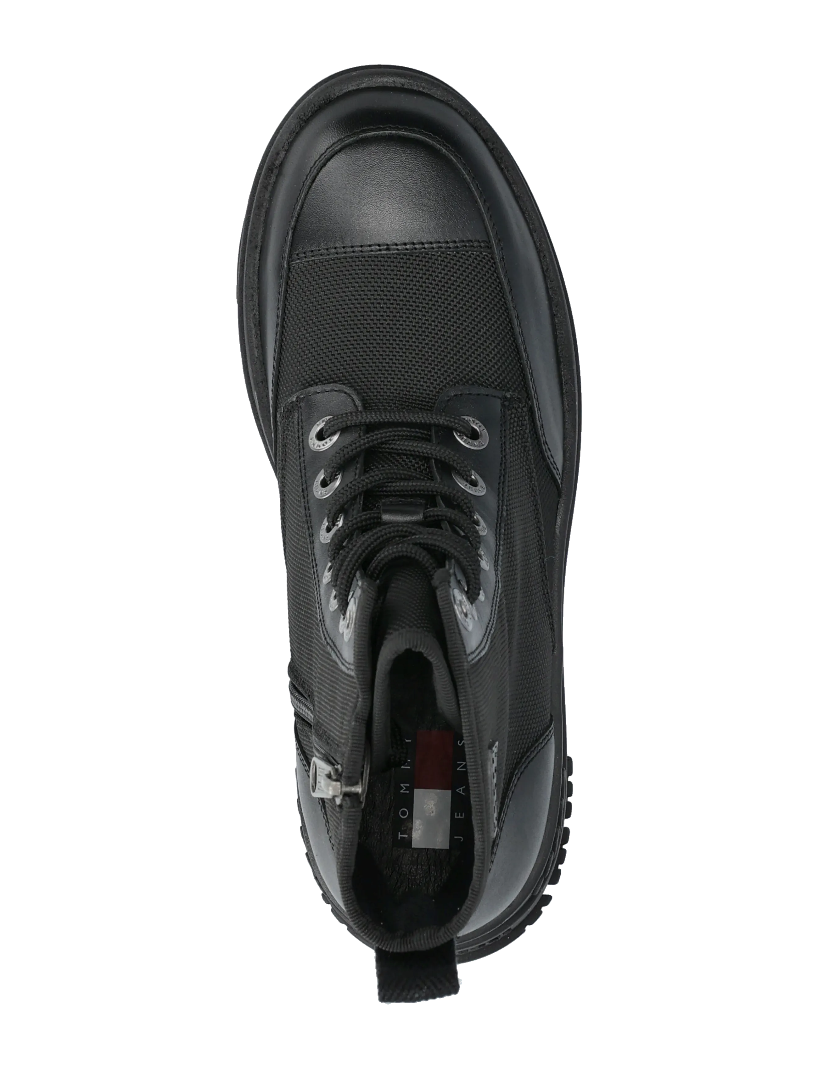 Tommy Hilfiger - TJW LACE UP FLATFORM BOOT - geschnürte stiefel - black - 3