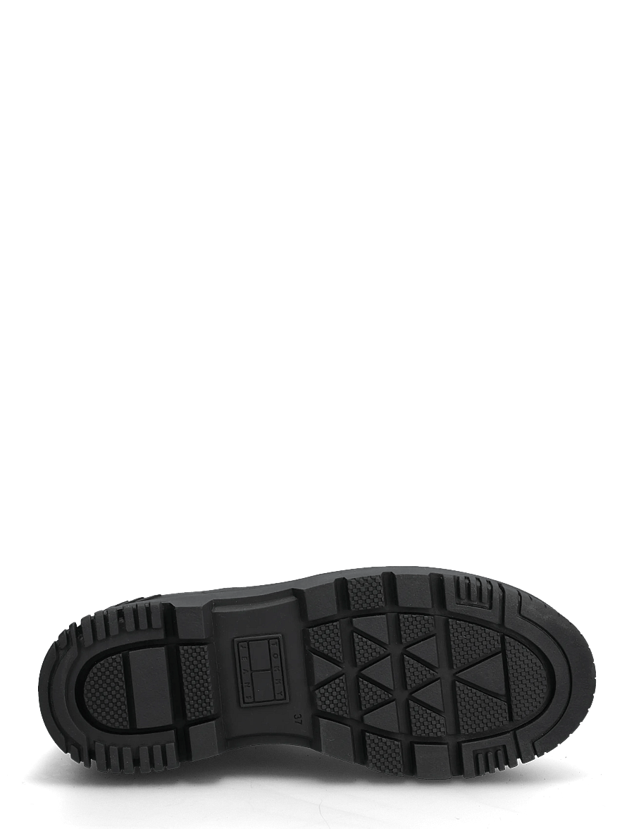 Tommy Hilfiger - TJW LACE UP FLATFORM BOOT - kängor - black - 4
