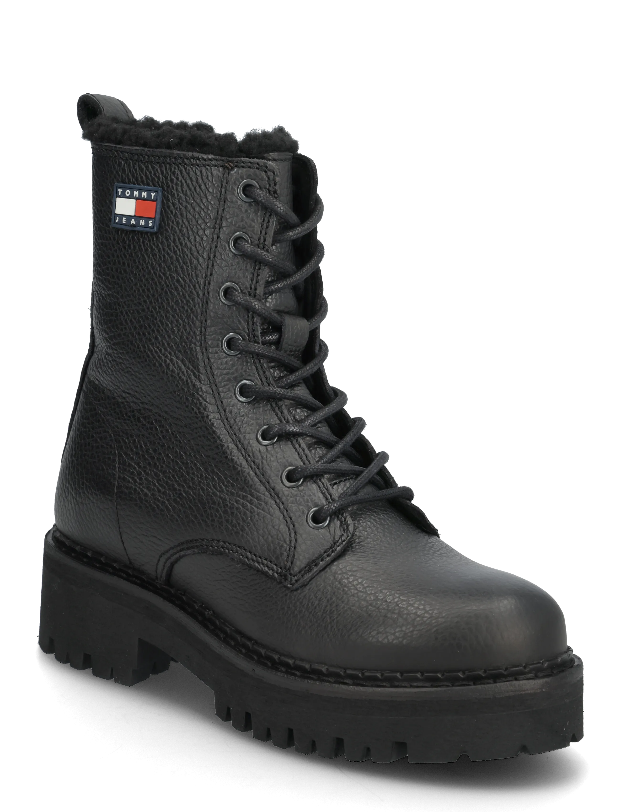 Tommy Hilfiger TJW URBAN LACEUP BOOT WL - Sko - BLACK / black