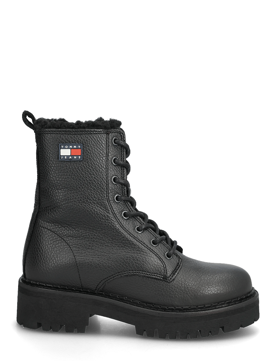 Tommy Hilfiger - TJW URBAN LACEUP BOOT WL - laced boots - black - 1