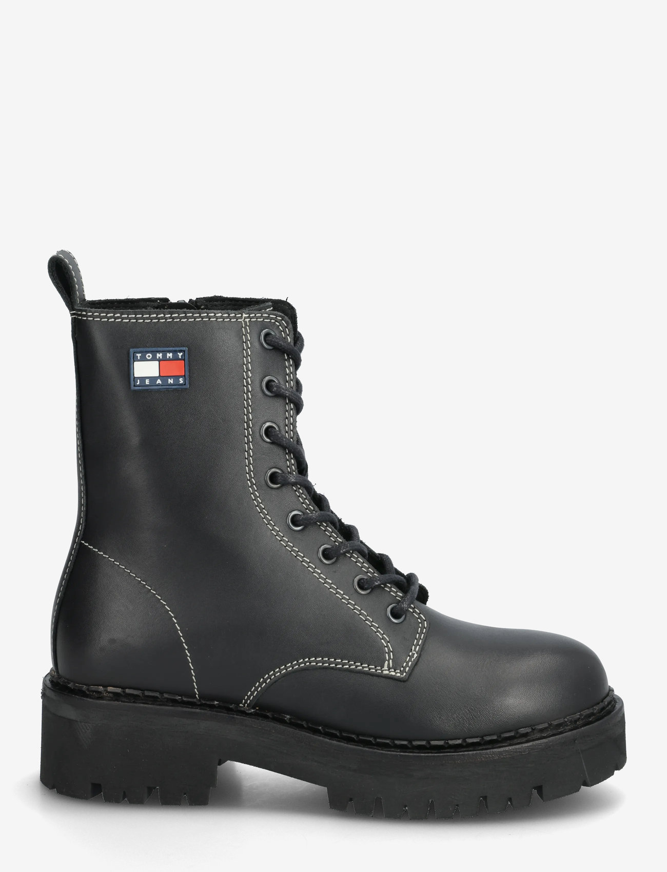 Tommy Hilfiger - TJW URBAN LACE UP BOOT - flat ankle boots - black - 1
