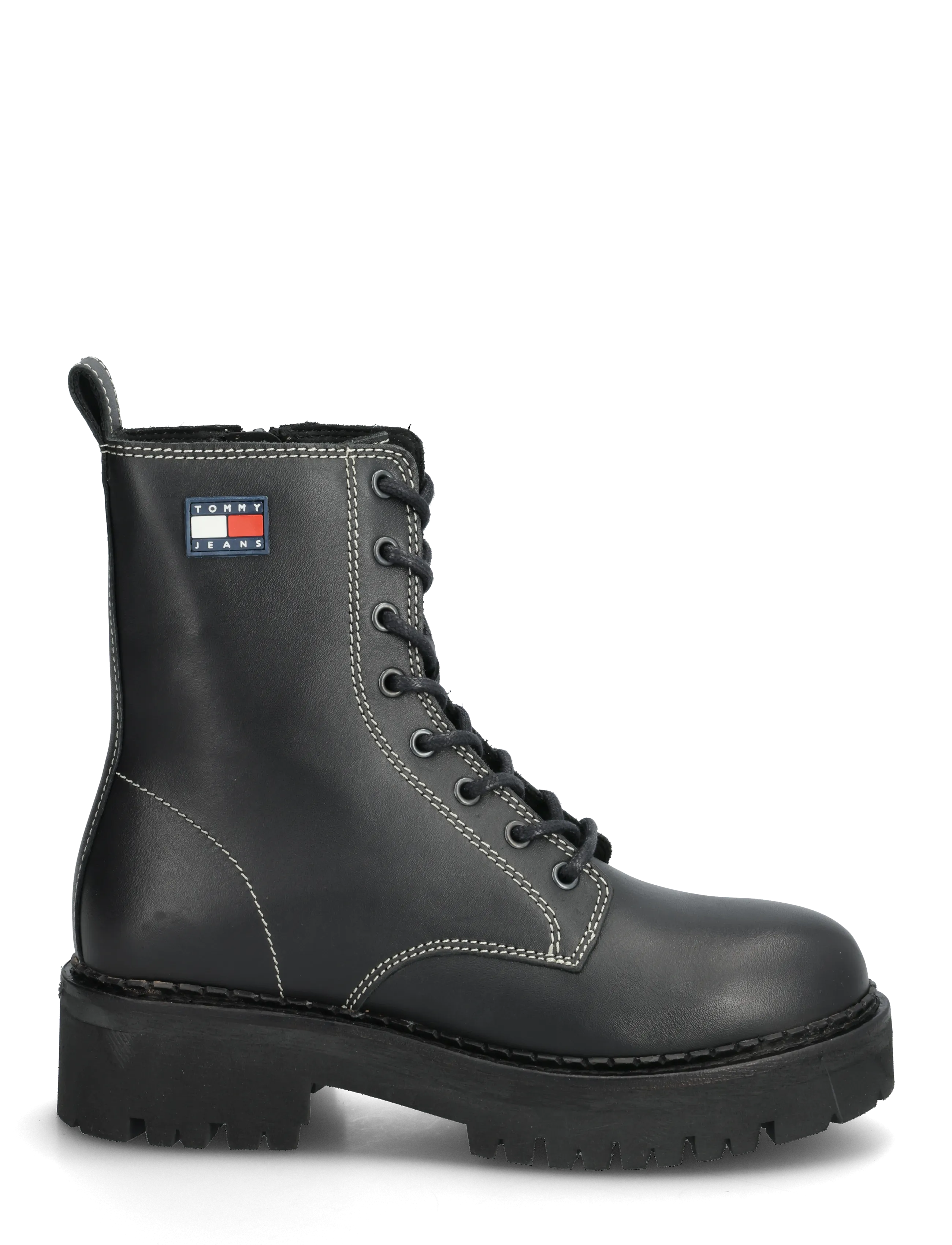 Tommy Hilfiger - TJW URBAN LACE UP BOOT - flache stiefeletten - black - 1