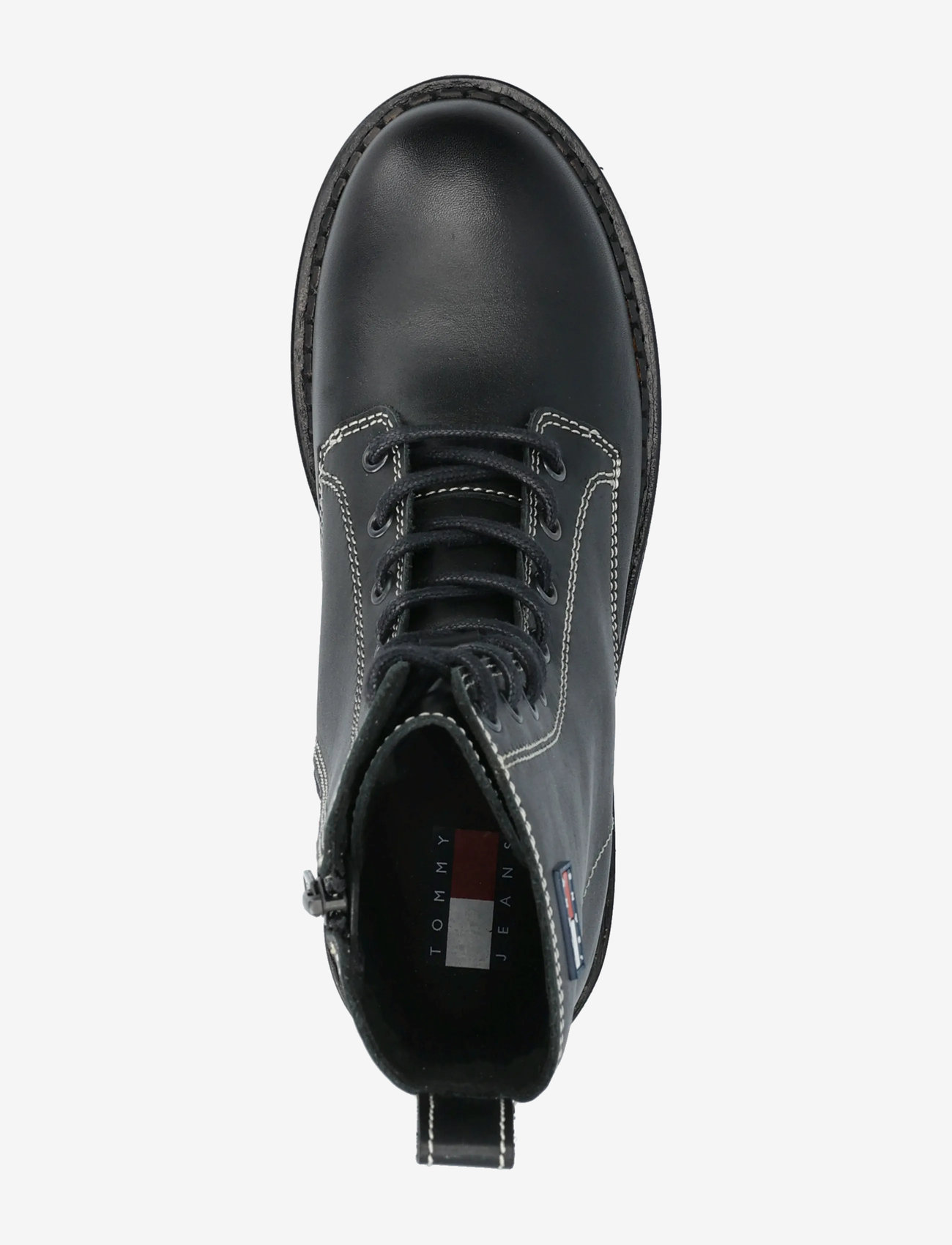 Tommy Hilfiger - TJW URBAN LACE UP BOOT - flat ankle boots - black - 3