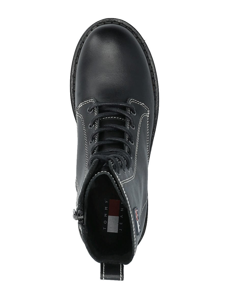Tommy Hilfiger - TJW URBAN LACE UP BOOT - flache stiefeletten - black - 3