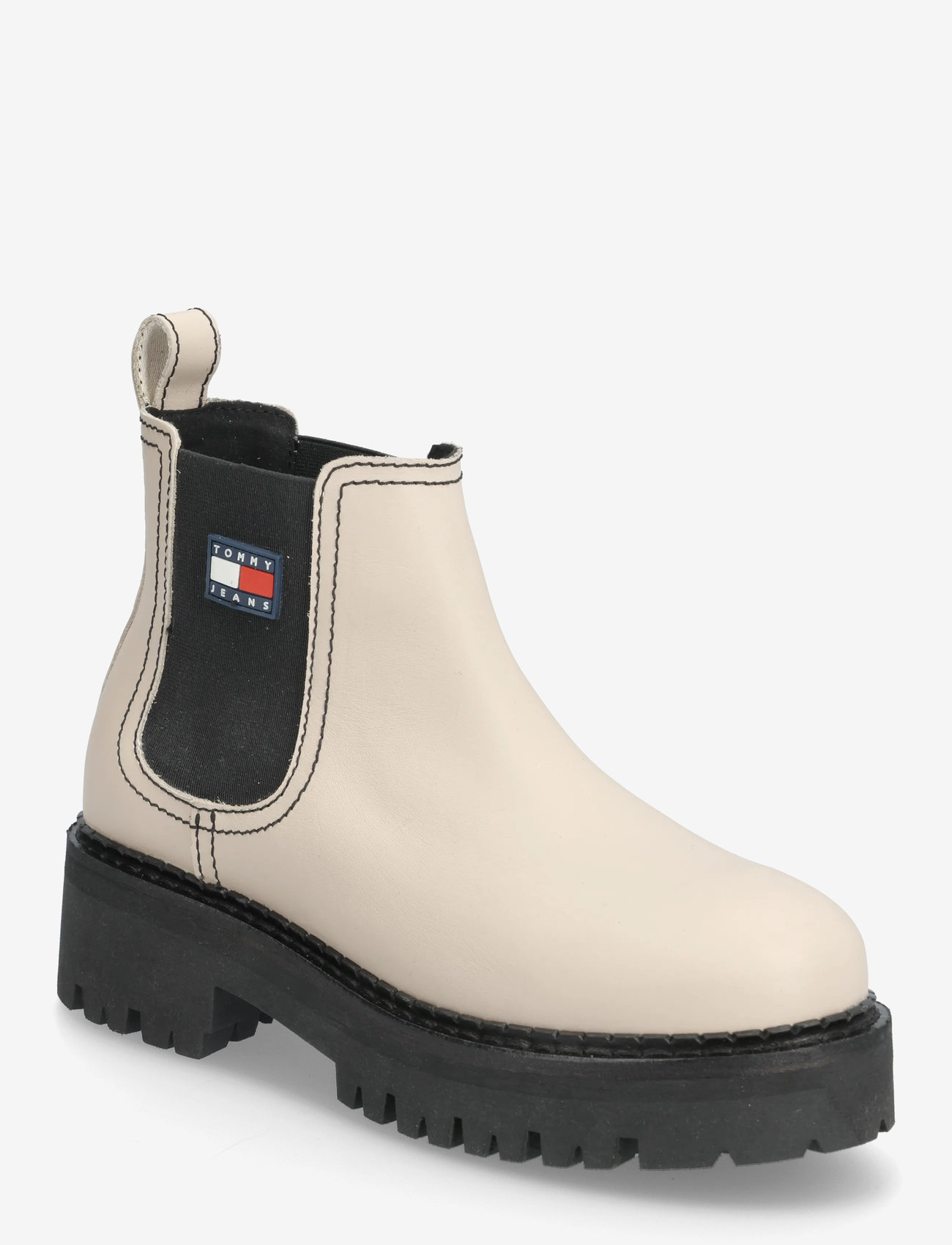 Tommy Hilfiger - TJW URBAN CHELSEA BOOT - flache stiefeletten - white clay - 0