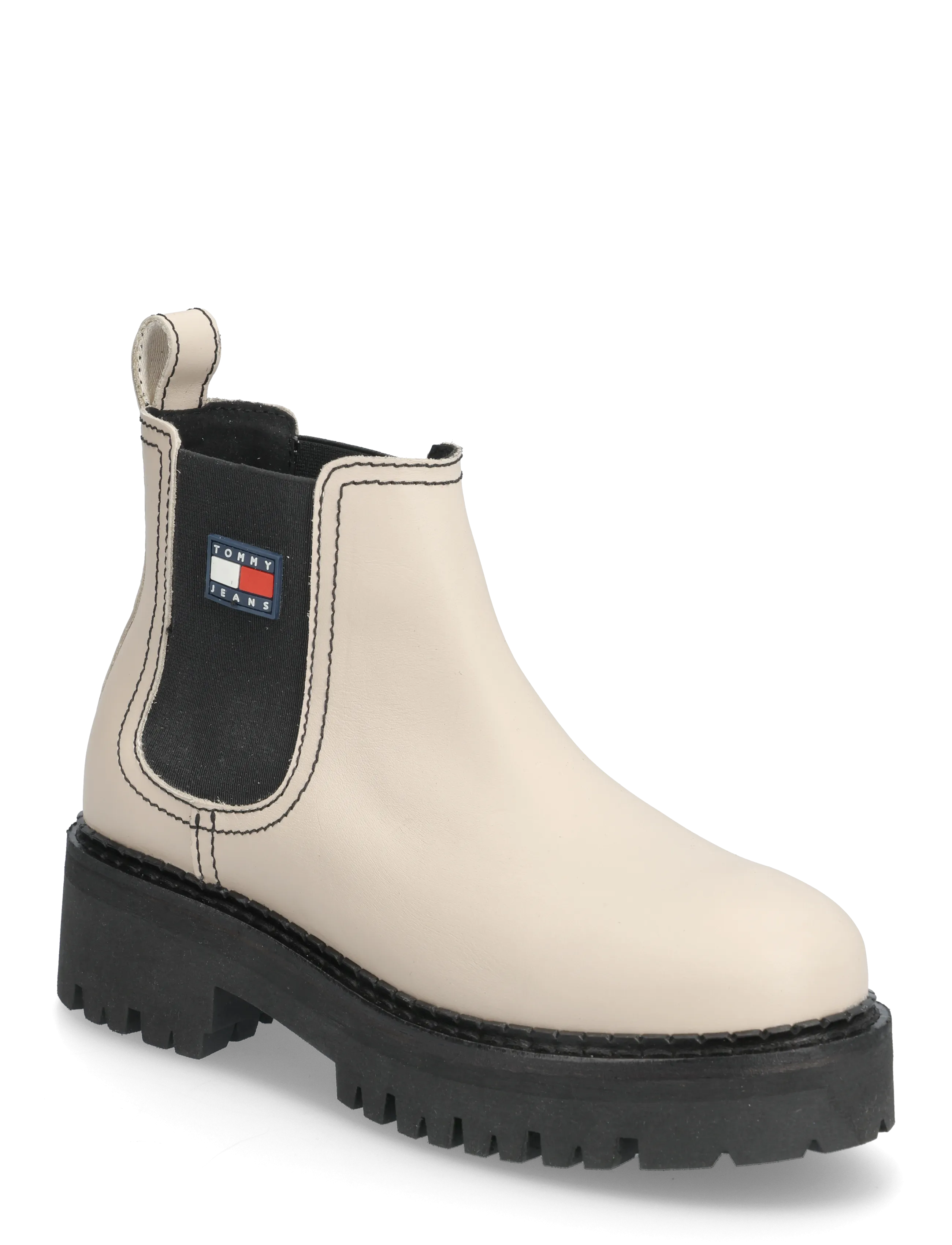 Tommy Hilfiger TJW URBAN CHELSEA BOOT - Transitional Layering - WHITE CLAY / white