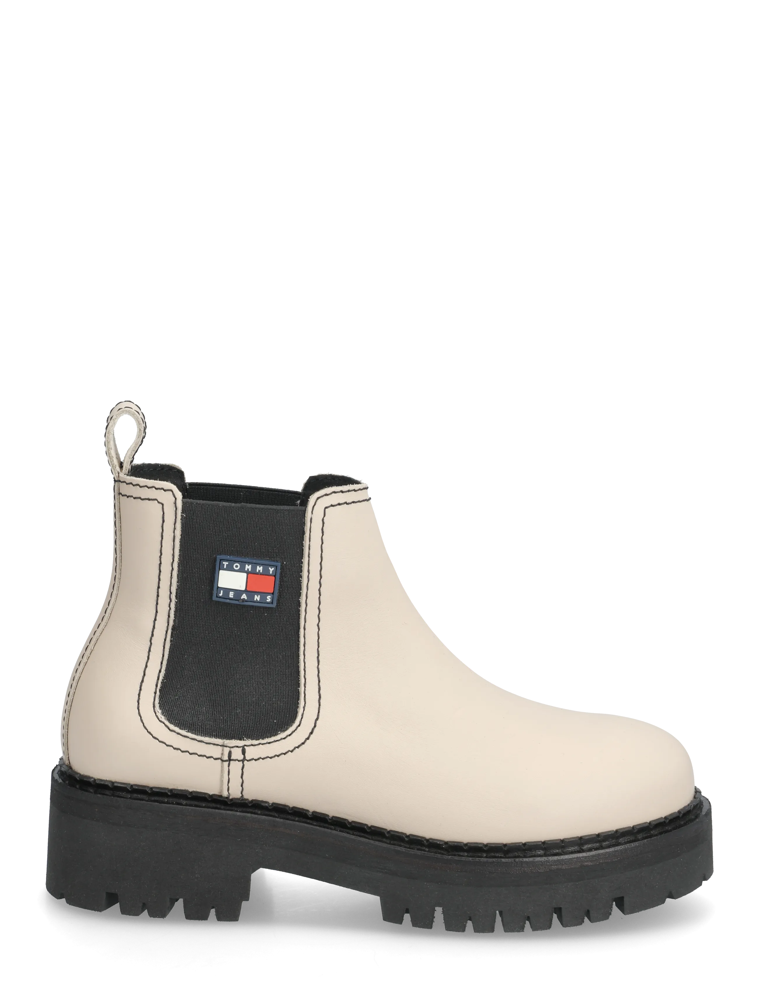 Tommy Hilfiger - TJW URBAN CHELSEA BOOT - flade ankelstøvler - white clay - 2
