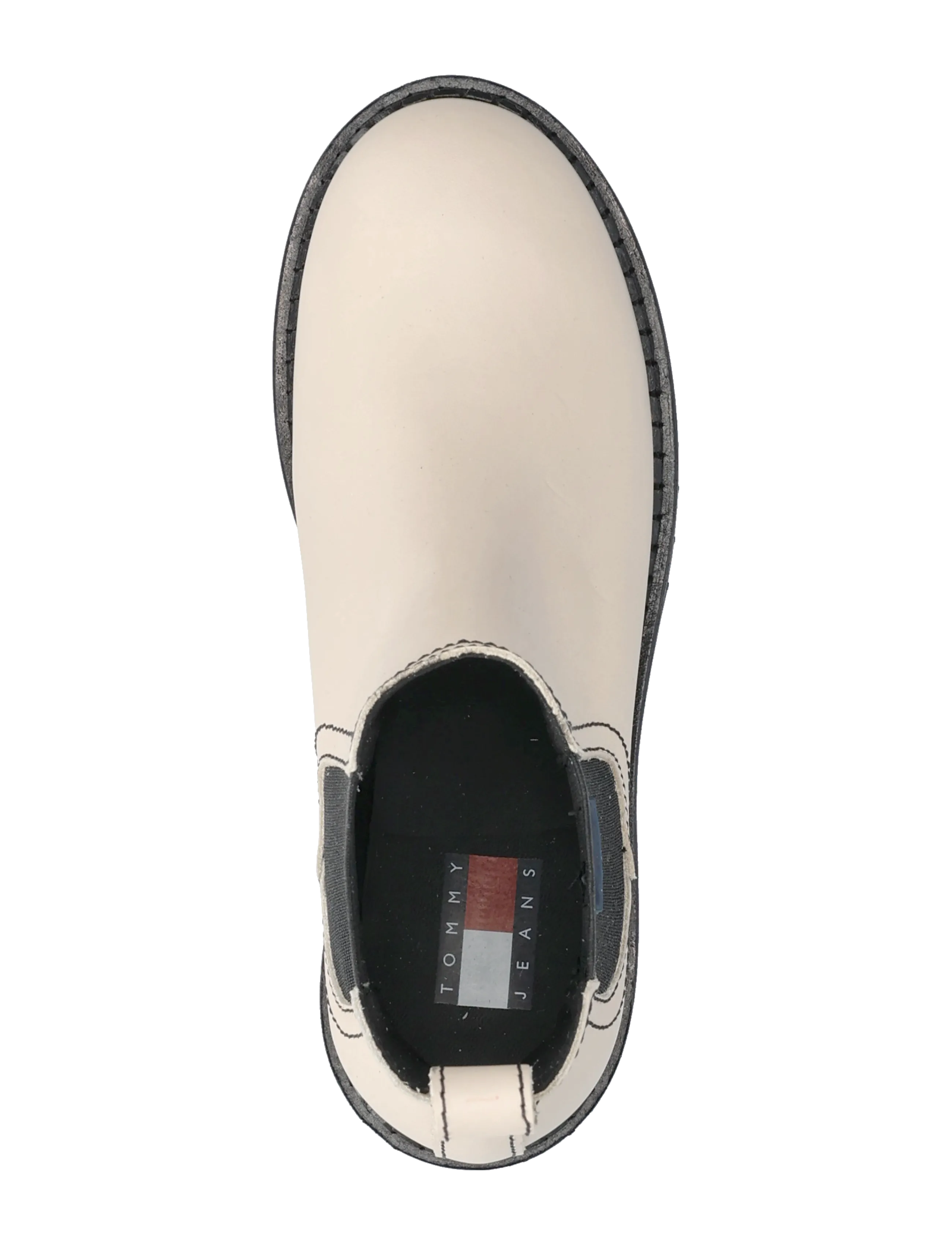 Tommy Hilfiger - TJW URBAN CHELSEA BOOT - flade ankelstøvler - white clay - 1