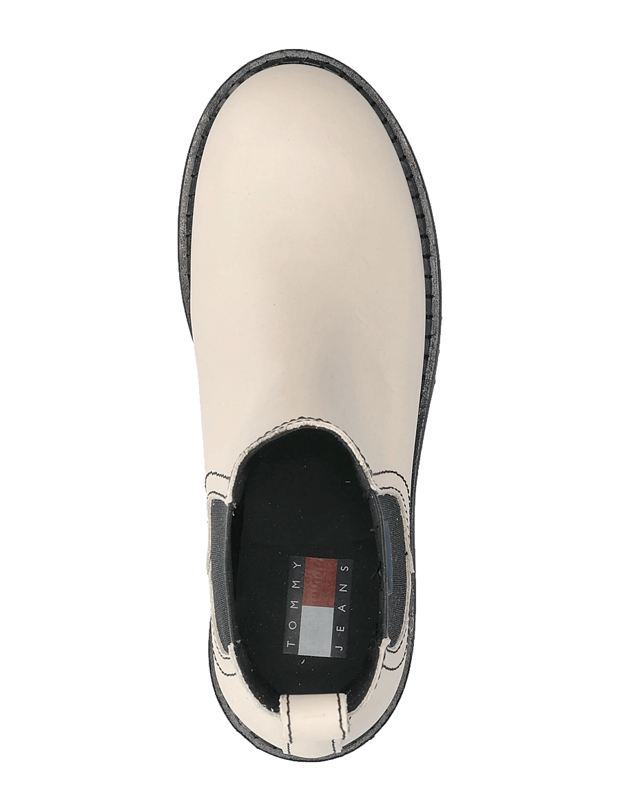 Tommy Hilfiger - TJW URBAN CHELSEA BOOT - flache stiefeletten - white clay - 1