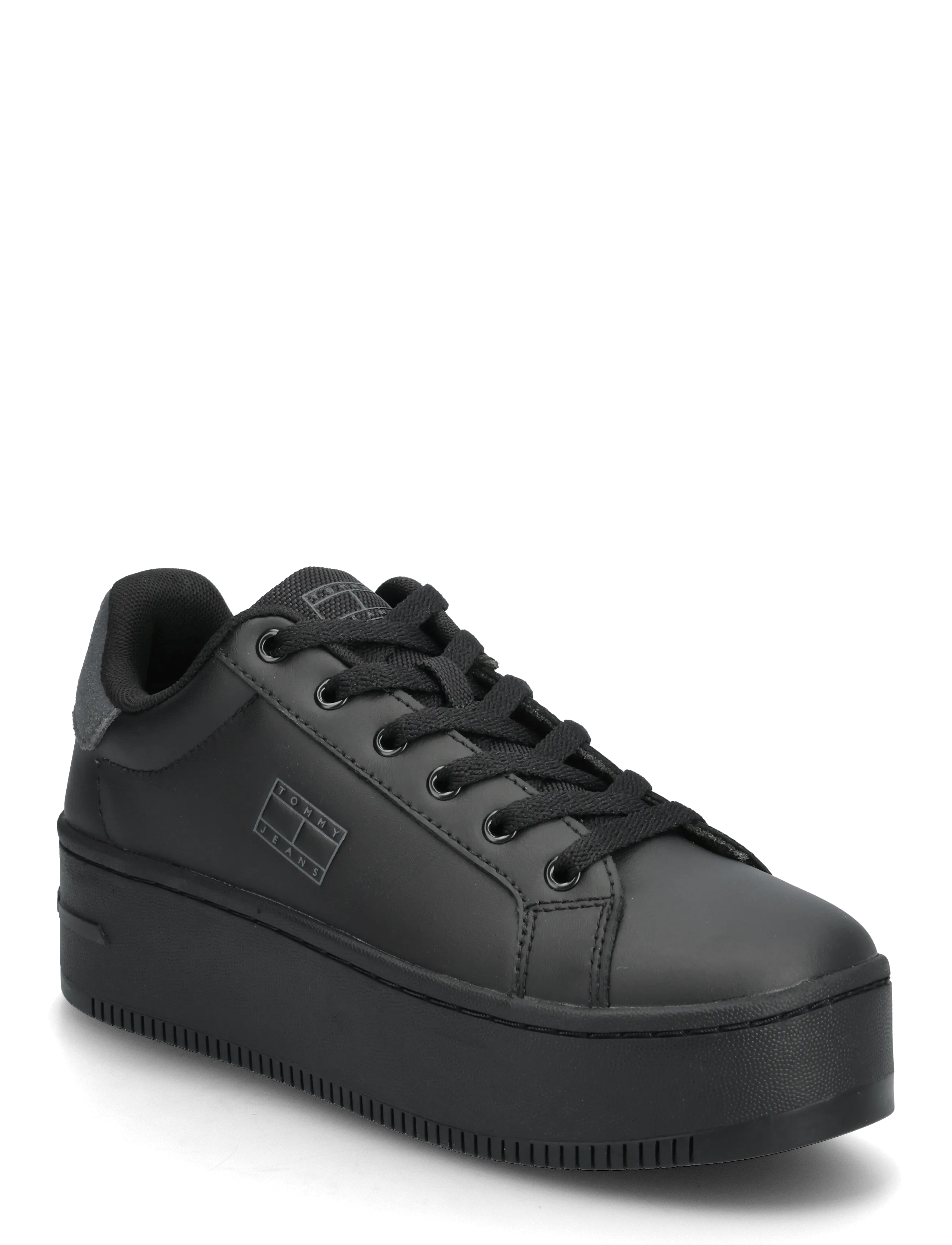 Tommy Hilfiger TJW FLATFORM ESS MU - Avalynė - BLACK / black