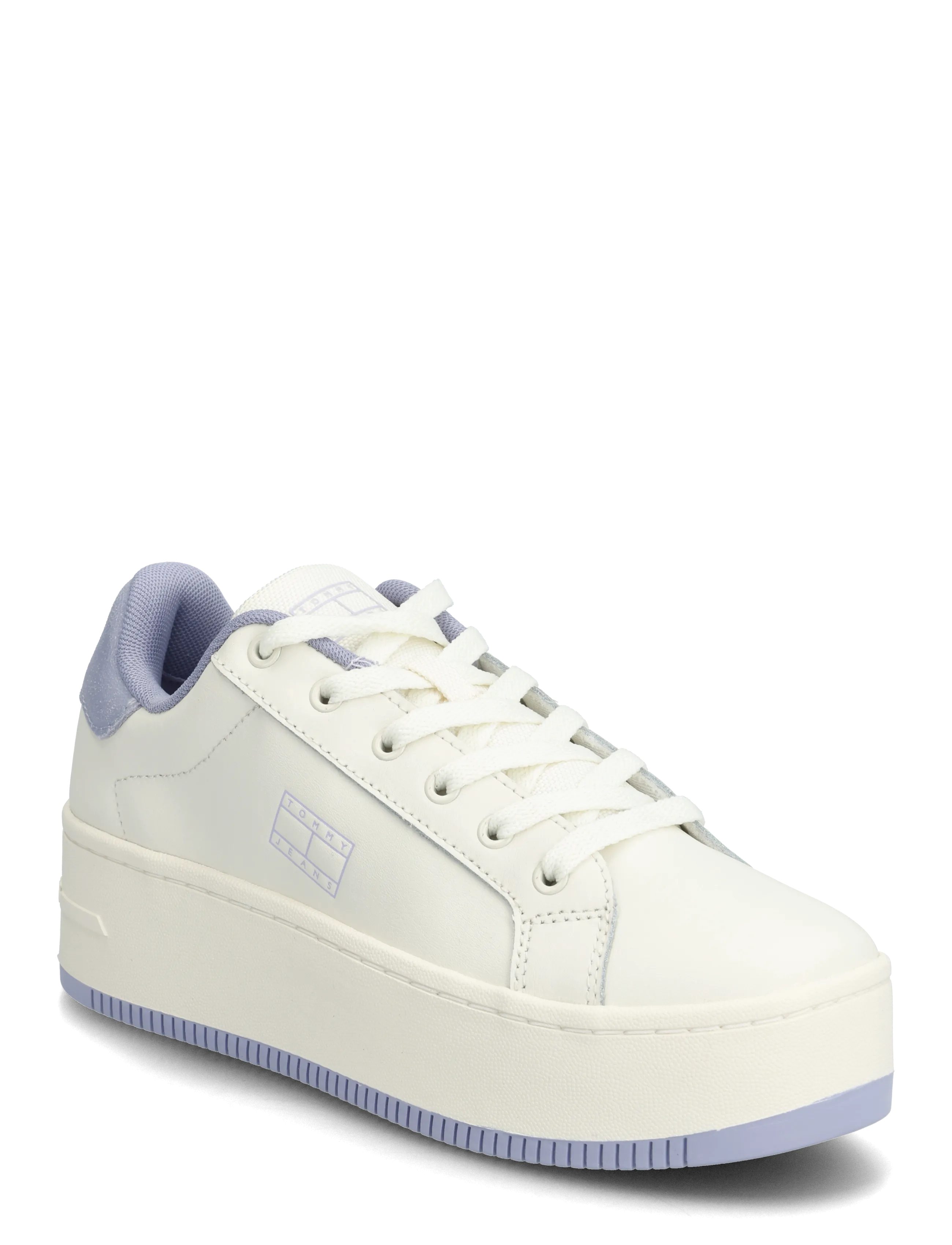 Tommy Hilfiger TJW FLATFORM ESS MU - Sko - IVORY PERIWINKLE DUST / cream