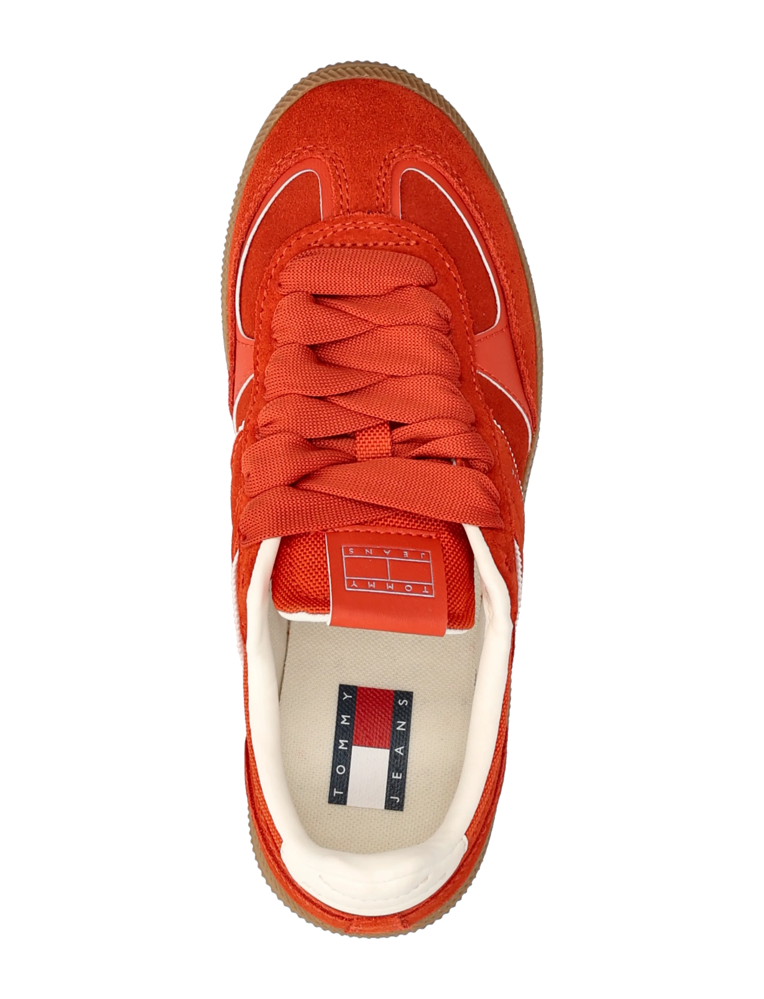 Tommy Hilfiger - THE GREENWICH EDGE SUEDE - ikdienas apavi ar pazeminātu augšdaļu - holiday orange - 3