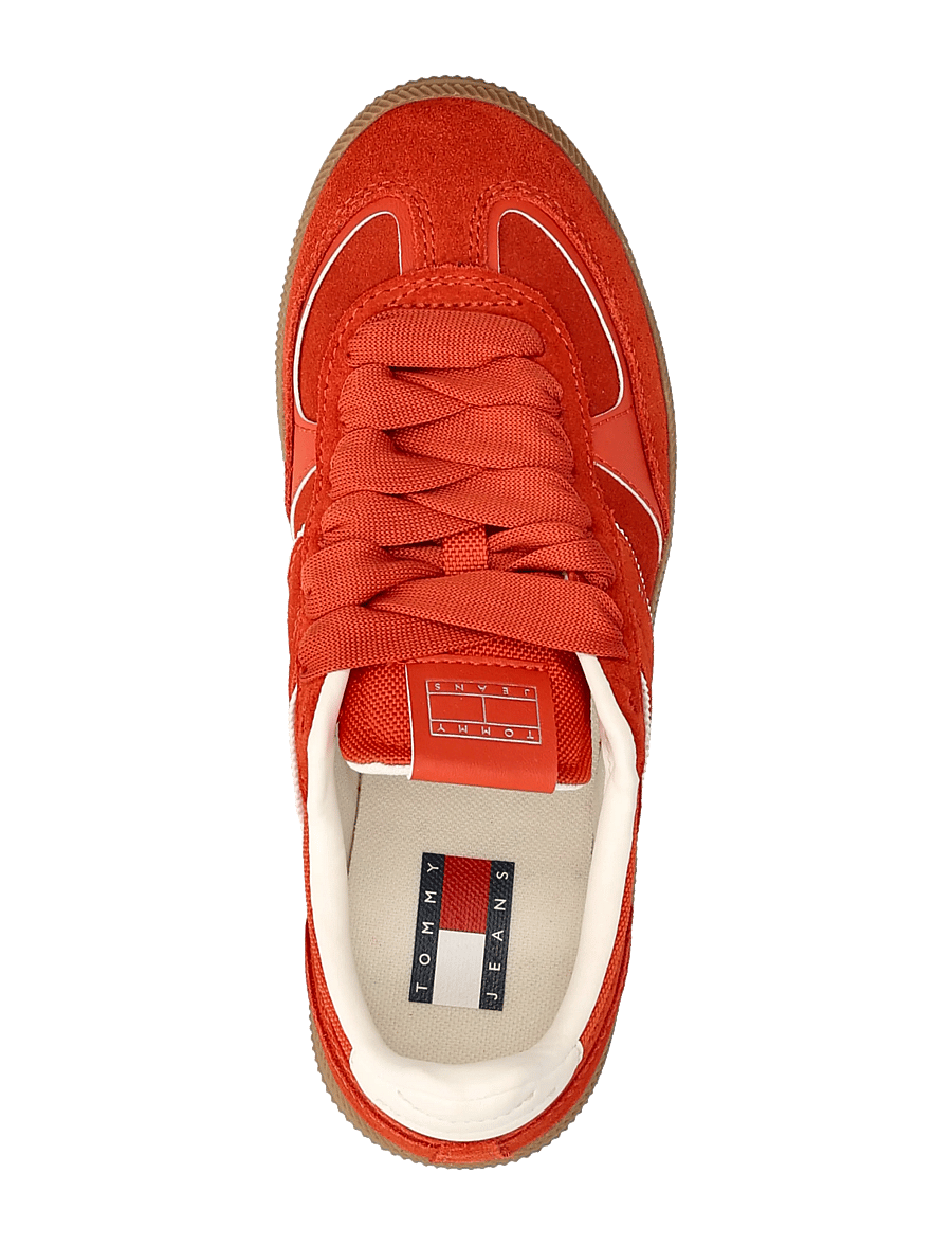 Tommy Hilfiger - THE GREENWICH EDGE SUEDE - niedrige sneaker - holiday orange - 3