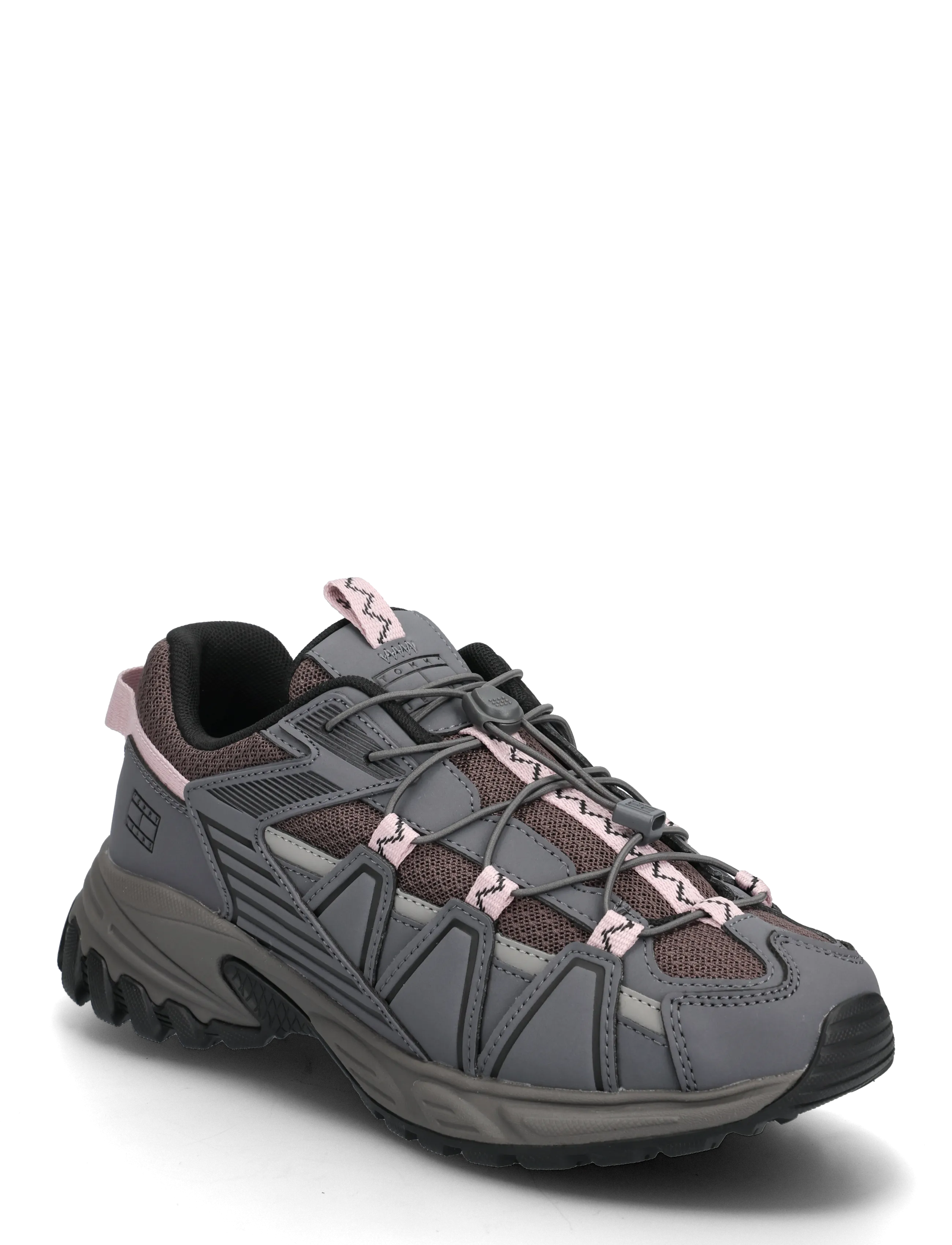 Tommy Hilfiger TJW OUTDOOR RUNNER - Sneakers - WASHED BLACK / black