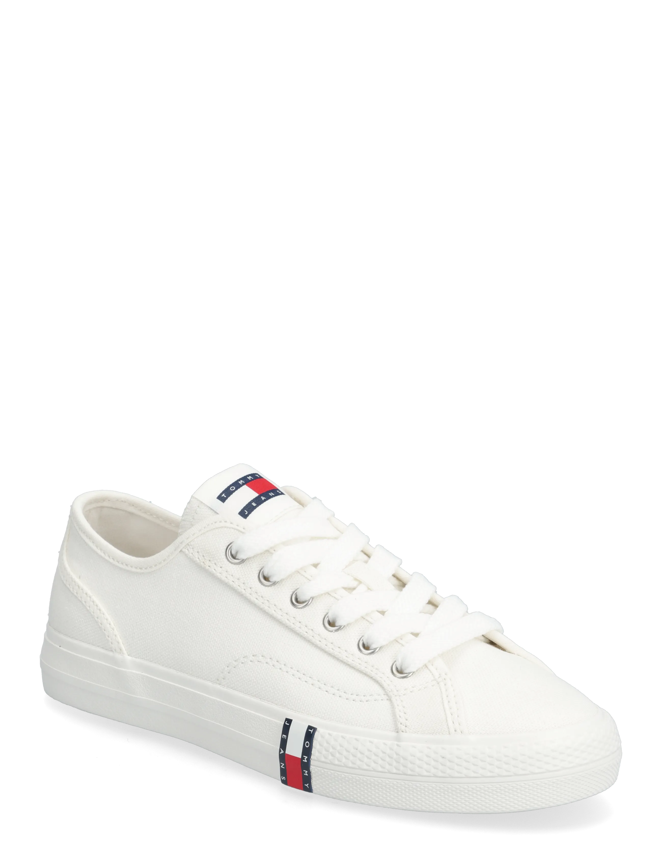 Tommy Hilfiger Archive Y2K, Kvinder, Lærredssneakers, Hvid, Str: 42