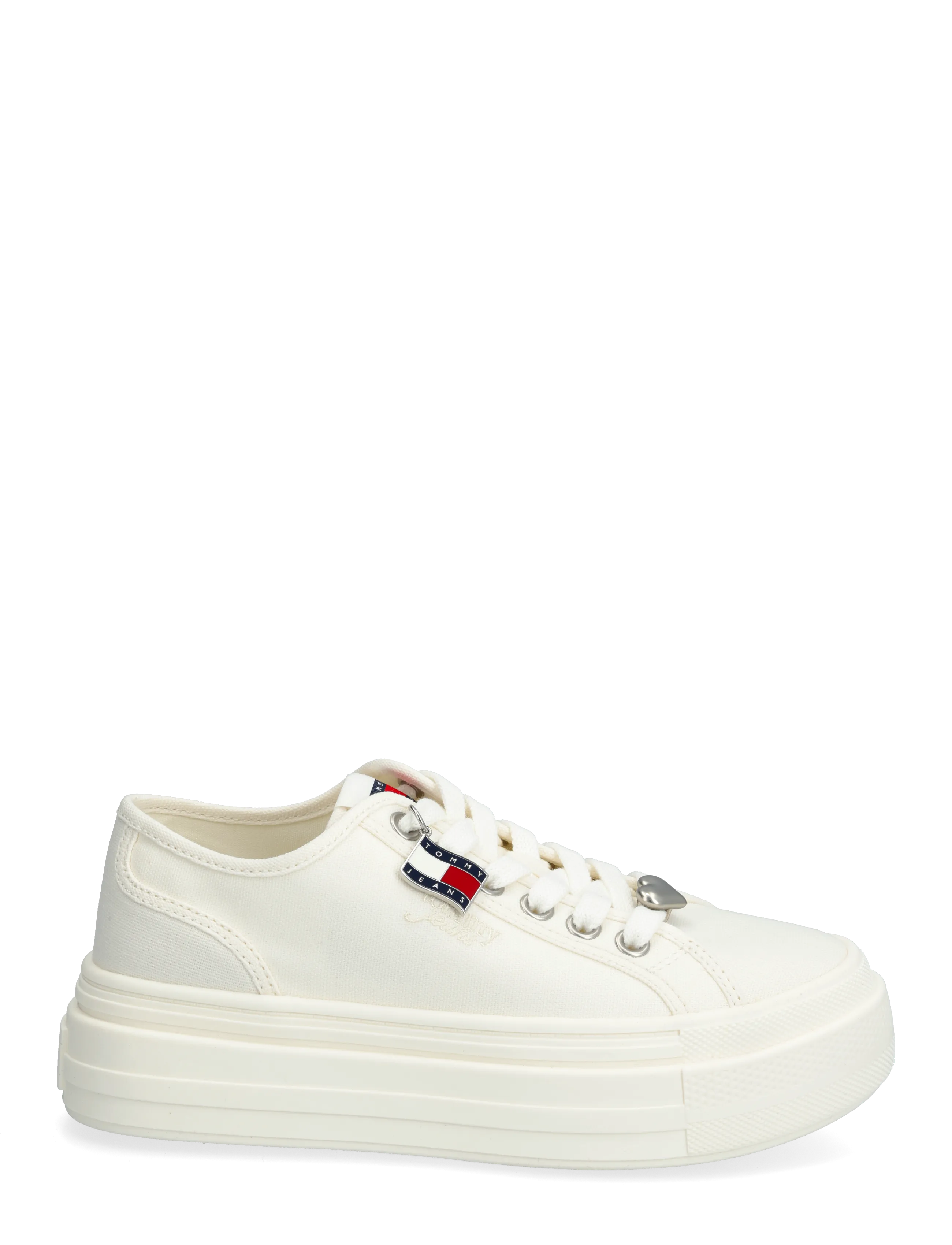 Tommy Hilfiger - TJW FLATFORM SNEAKER CHARMS - chunky sneakers - ecru - 1
