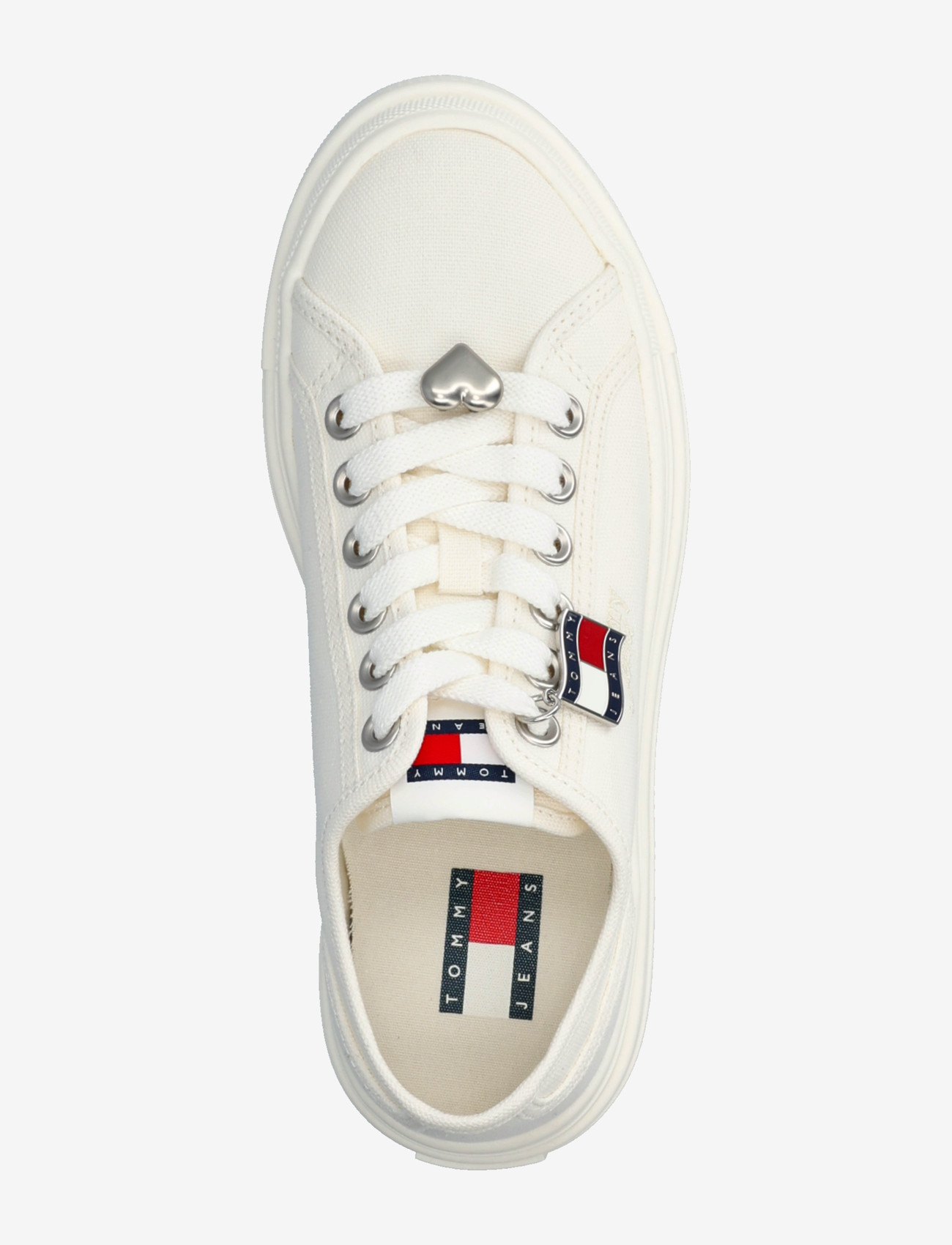 Tommy Hilfiger - TJW FLATFORM SNEAKER CHARMS - chunky sneakers - ecru - 3