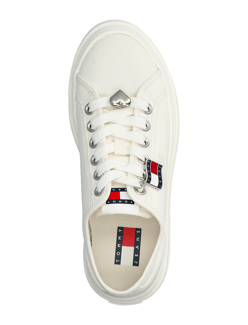 Tommy Hilfiger - TJW FLATFORM SNEAKER CHARMS - chunky sneakers - ecru - 3
