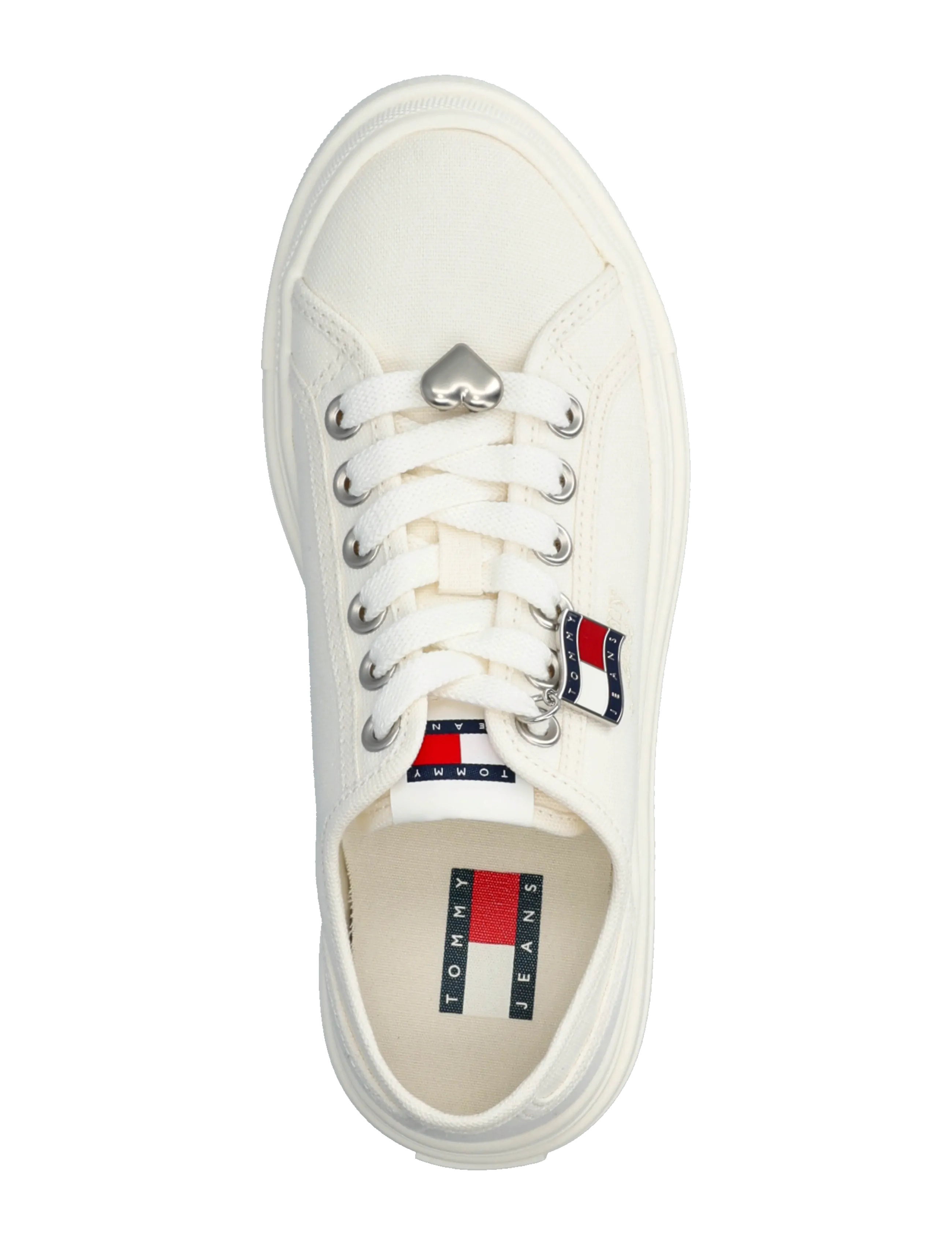 Tommy Hilfiger - TJW FLATFORM SNEAKER CHARMS - chunky sneakers - ecru - 3