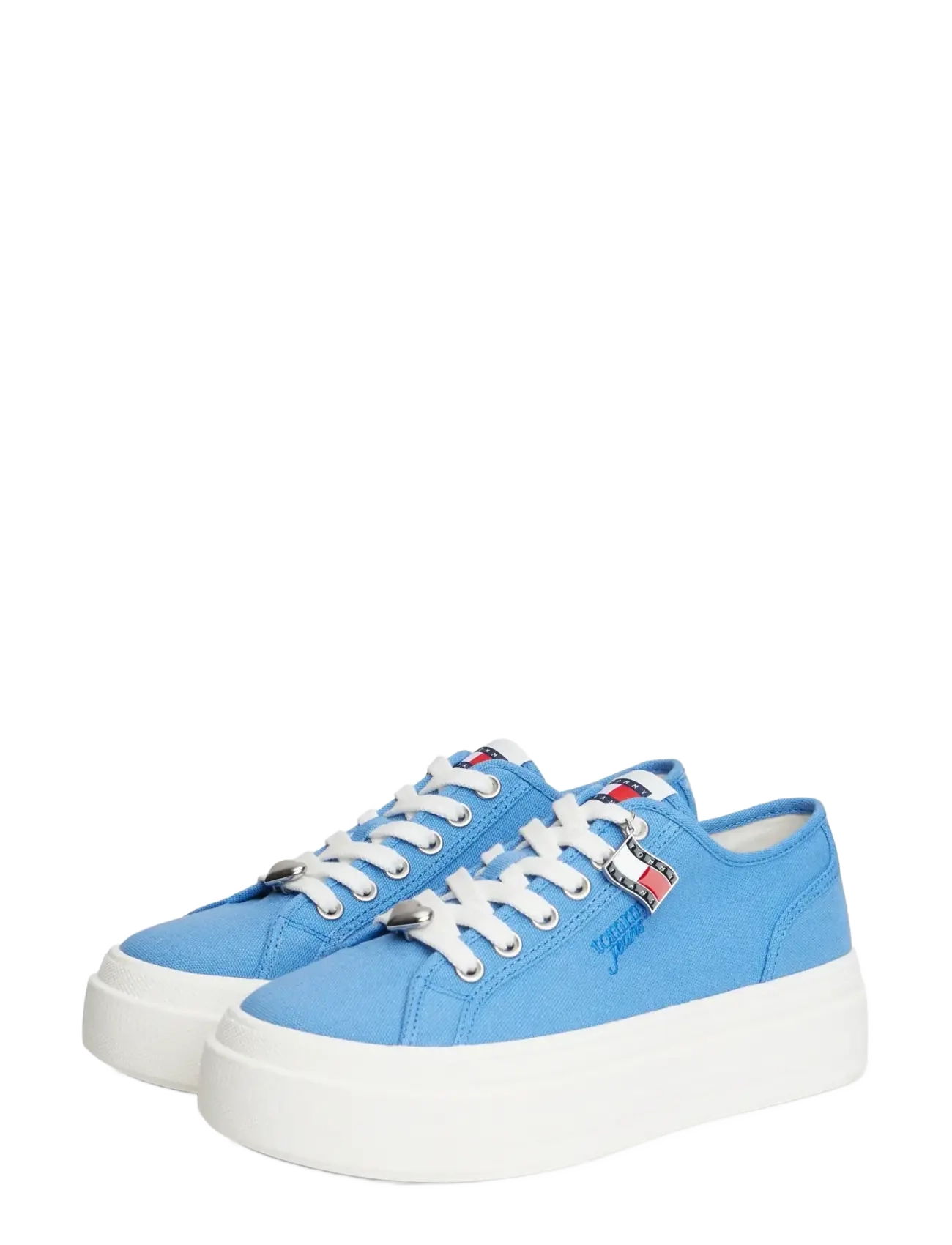 Tommy Hilfiger TJW FLATFORM SNEAKER CHARMS - Sko - SPHERE BLUE / blue