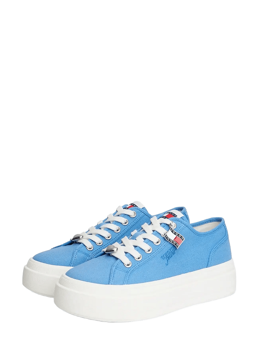 Tommy Hilfiger - TJW FLATFORM SNEAKER CHARMS - chunky sneaker - sphere blue - 0