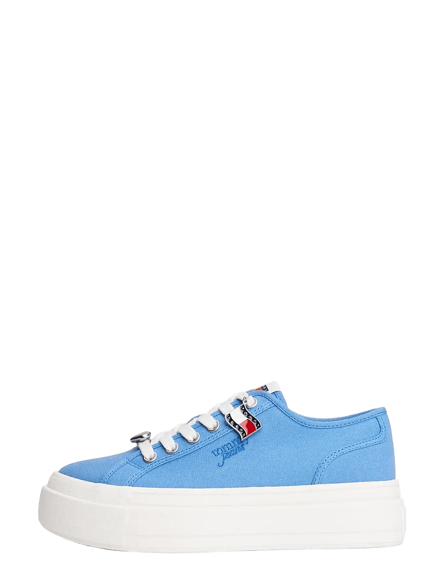 Tommy Hilfiger - TJW FLATFORM SNEAKER CHARMS - chunky sneaker - sphere blue - 1