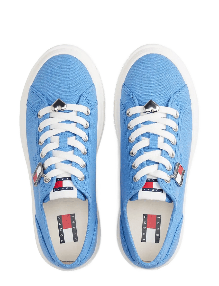 Tommy Hilfiger - TJW FLATFORM SNEAKER CHARMS - chunky sneaker - sphere blue - 4