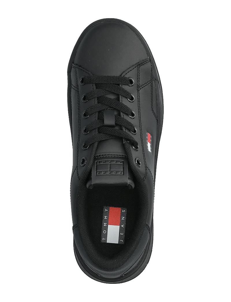 Tommy Hilfiger - PLATFORM LOGO SNEAKER - konfirmationstøj - black - 3